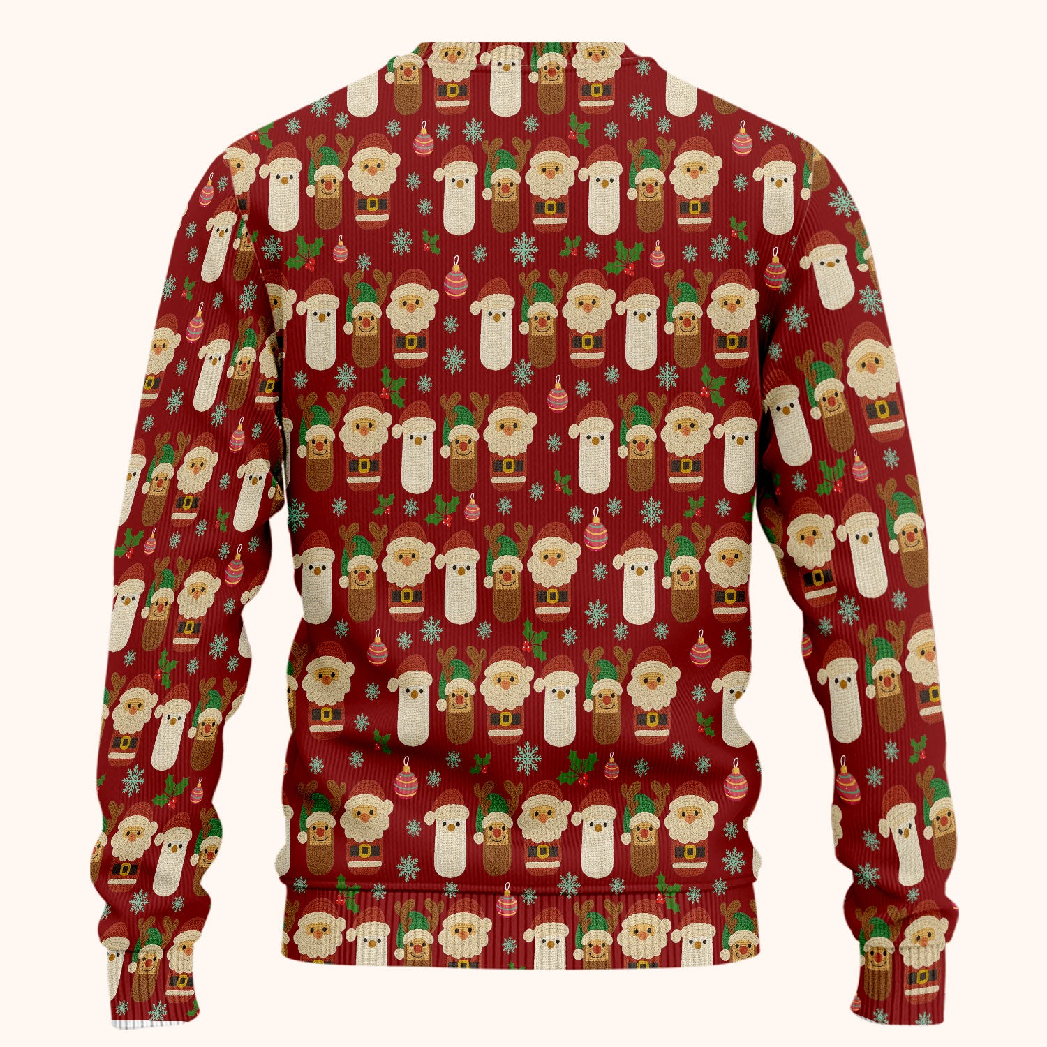 Christmas Santa Reindeer Snowman Scrub Set - Holiday Chill Pill Scrubs Pants and V Neck Top - Funny Medical Uniform for Women