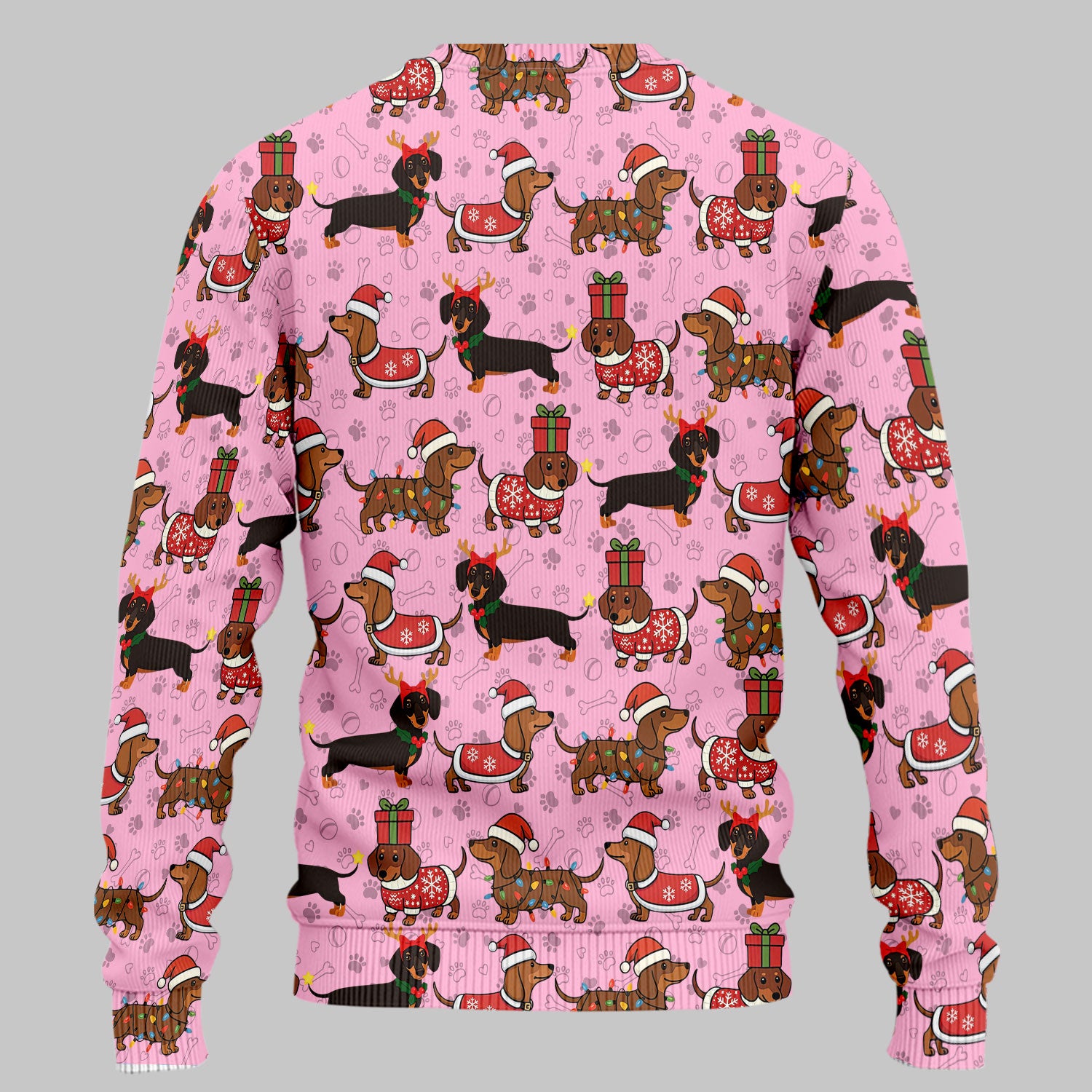 Funny Wiener Dog Scrub Set for Women - Santa's Favourite Nurse Gift - Funny Medical Uniform for RN CNA LPN