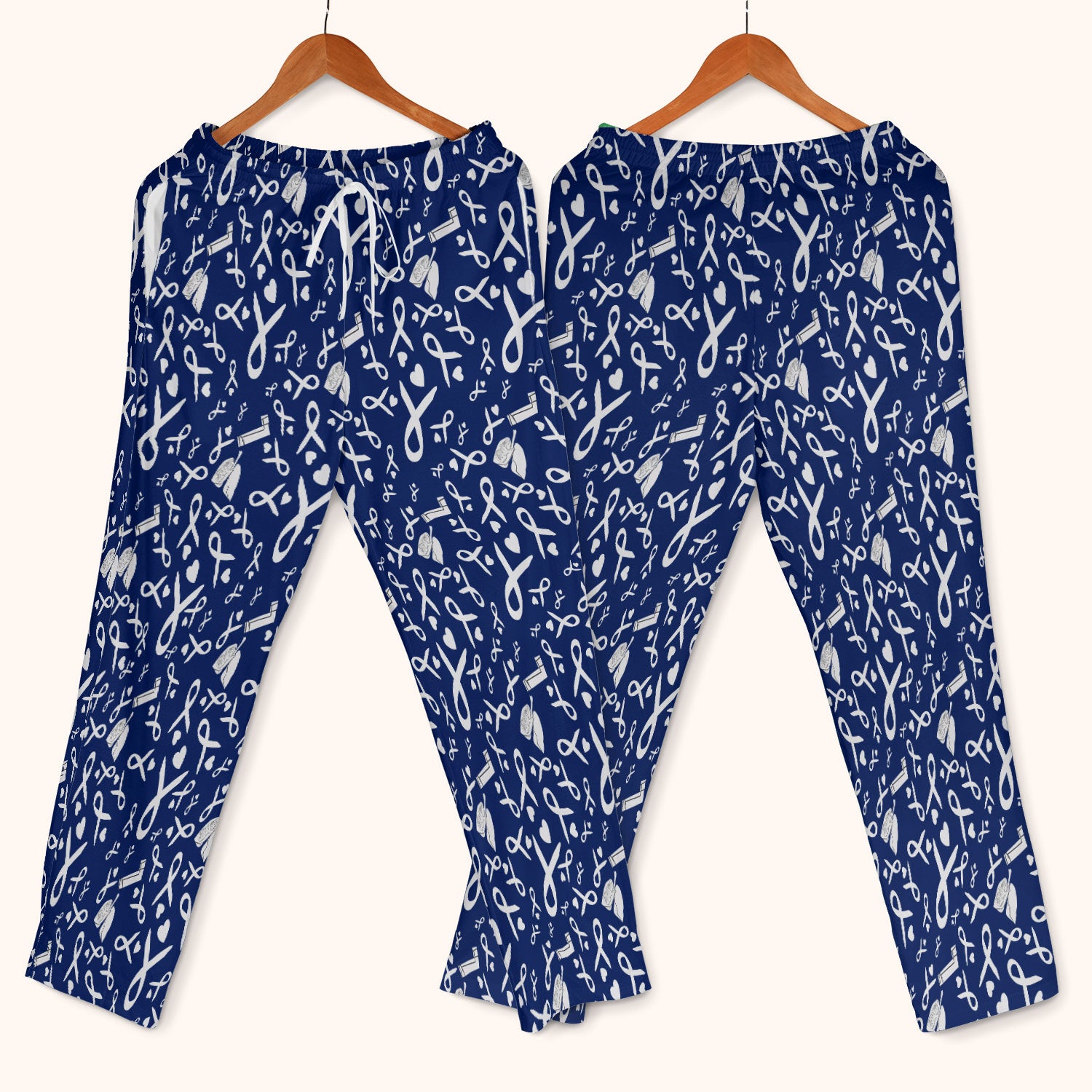 Lung Cancer Awareness Scrub Set for Women - Gray Ribbon Inhaler and Lungs Scrubs Pants and V Neck Top - COPD Asthma Med Uniform