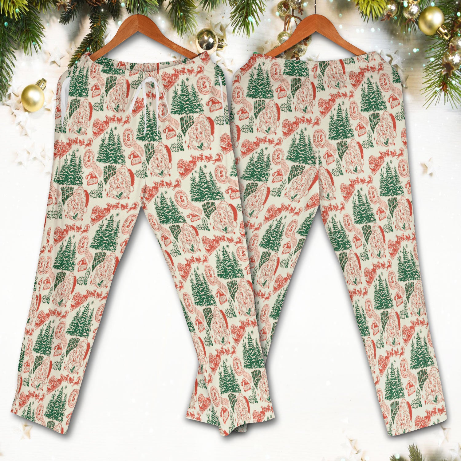 Christmas Santa Scrub Set, Vintage Holiday Nurse Shirt, Festive Medical Uniform For Nursing
