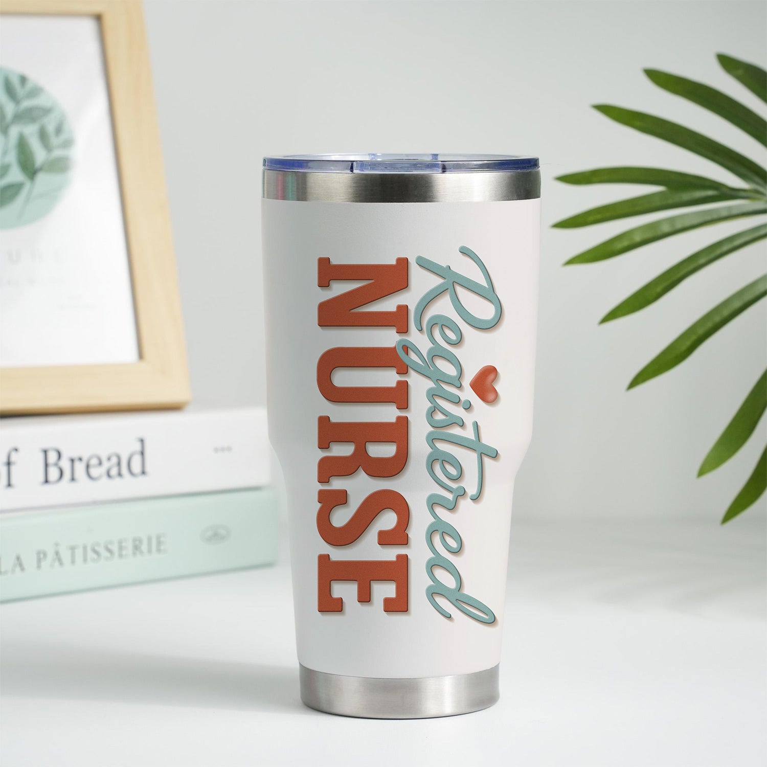 Personalized Registered Nurse Tumbler - Unique Nurse Design - Gift for Healthcare Professionals, RNs, and LPNs