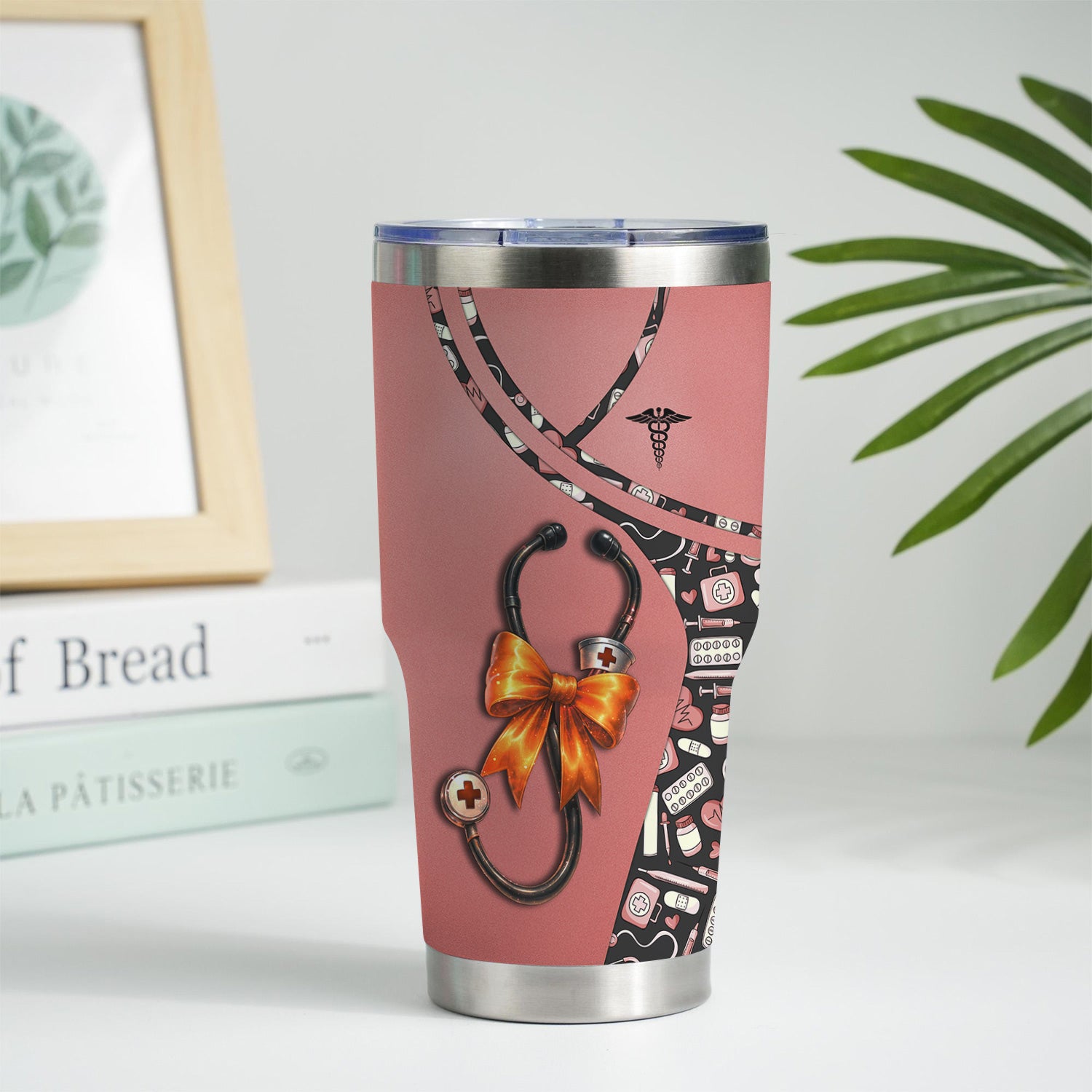 Personalized Retired Nurse Tumbler - Proud of the Work Quote - Gift for RN LPN CNA - Available in Multiple Colors