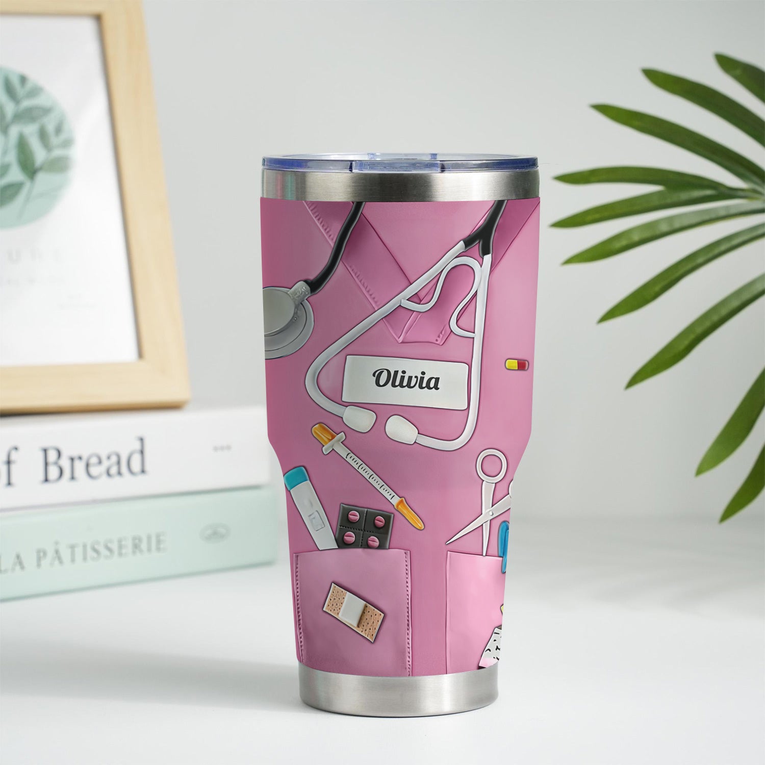 Personalized Retired Nurse Tumbler - Happy Retirement Quote Multiple Color Options Available - Custom Name Gift for RN LPN CNA