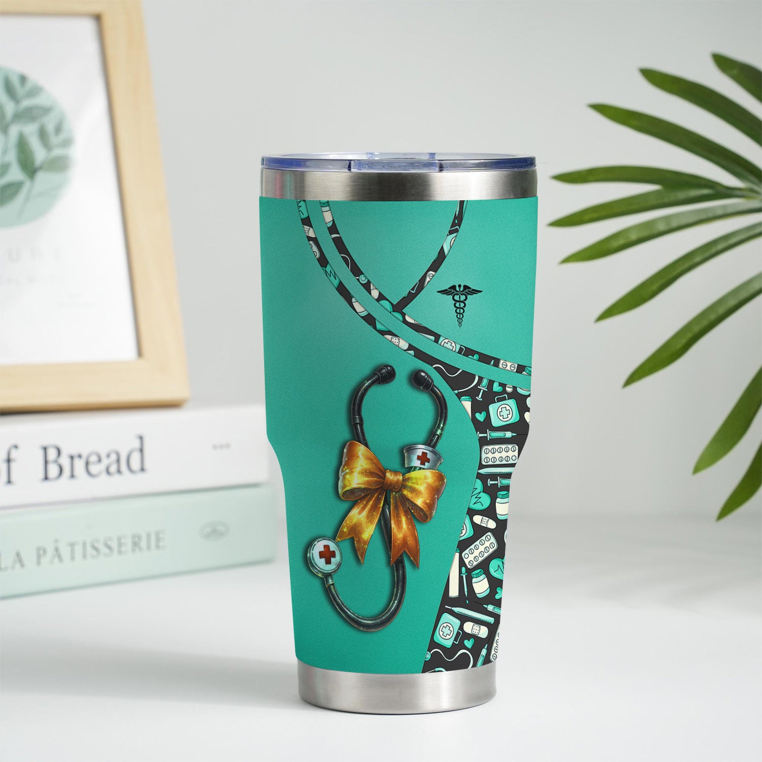 Personalized Retired Nurse Tumbler - Proud of the Work Quote - Gift for RN LPN CNA - Available in Multiple Colors