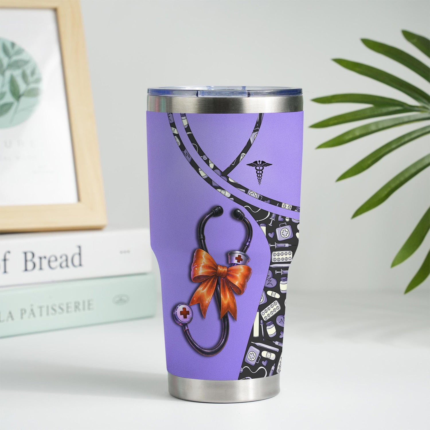 Personalized Retired Nurse Tumbler - Proud of the Work Quote - Gift for RN LPN CNA - Available in Multiple Colors