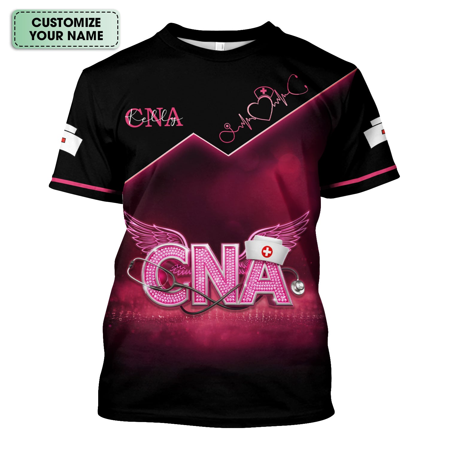 Custom CNA Nurse Shirt - Inspirational Quote I Can't Promise to Fix All Problems - Healthcare Workers & Nursing Staff Gift