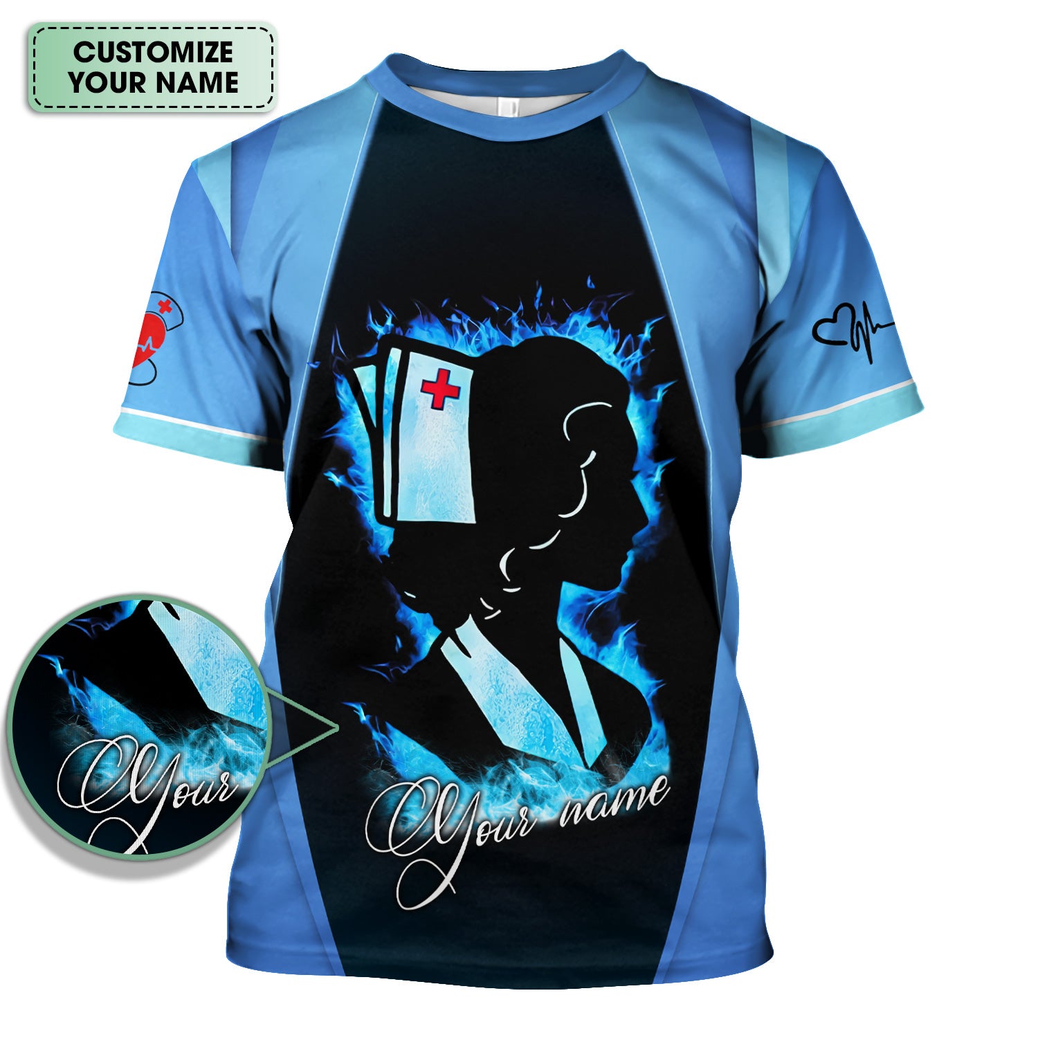 Custom Faith Nurse Shirt - Strongest Women Made Nurses Graphic Tee - Gift for Christian Nurses & Nursing Students