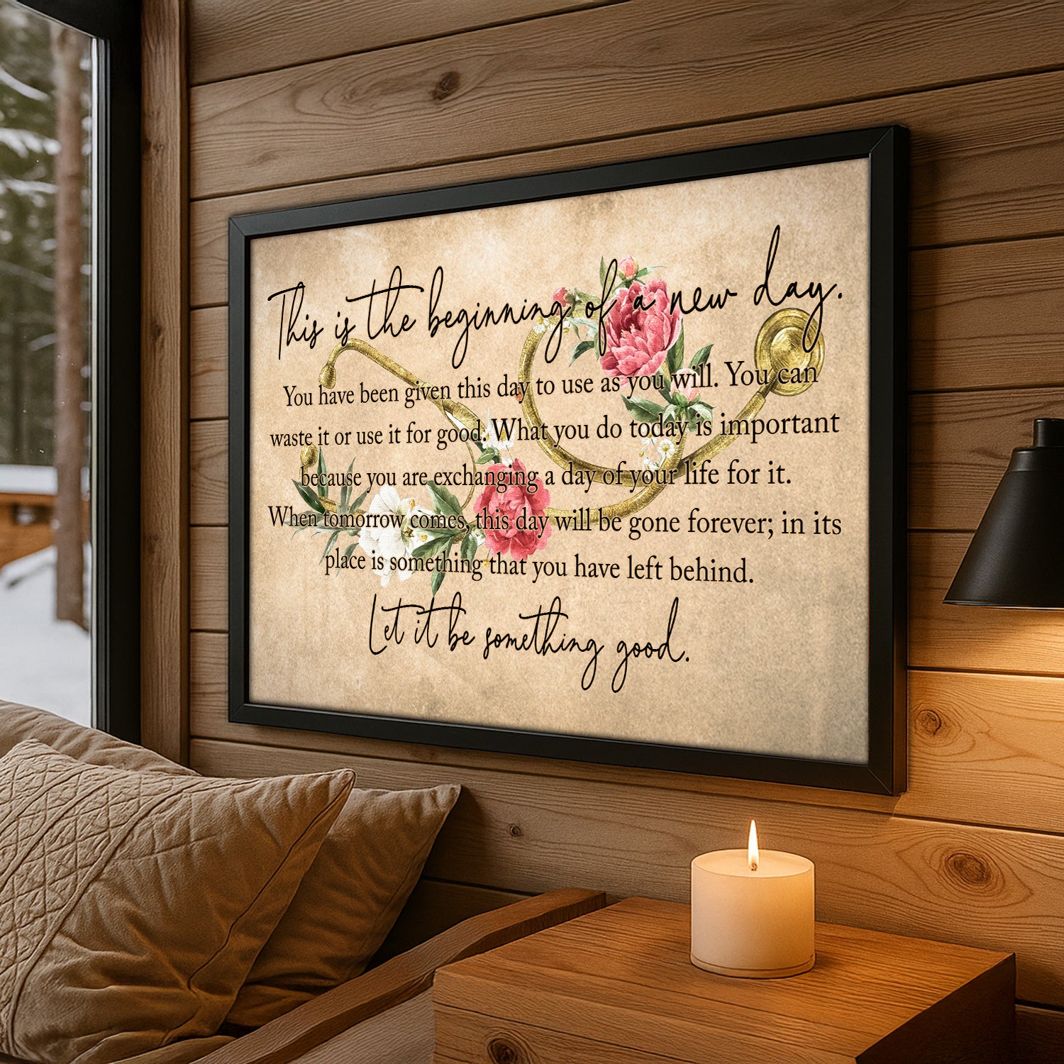 Inspirational Nurse Canvas, Let It Be Something Good Wall Art, RN LPN CNA Healthcare Workers Gift