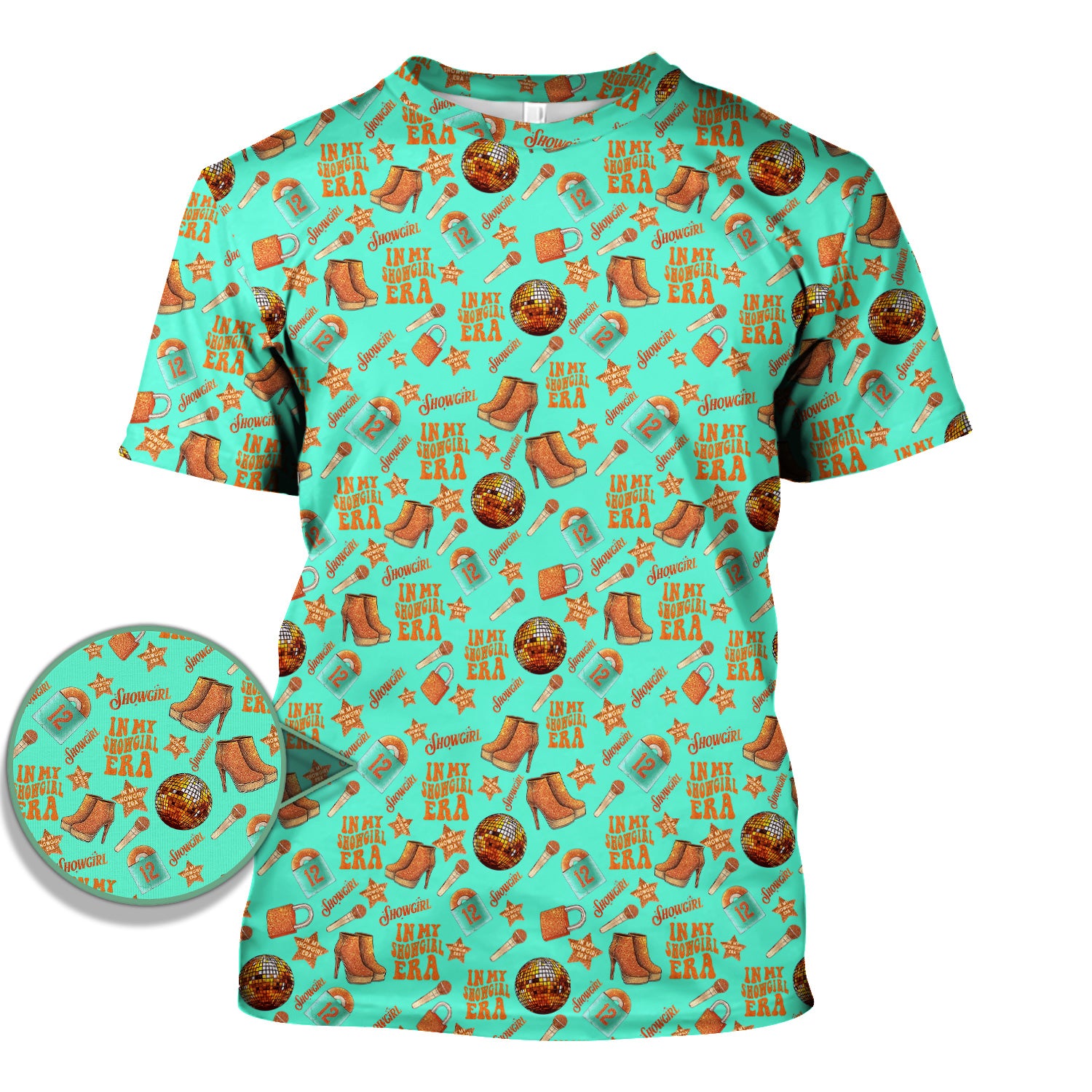 Funny Nurse Life Shirt - Women's Showgirl & TS12 Orange Graphic Tee - Gift for RN LPN CNA & Healthcare Workers