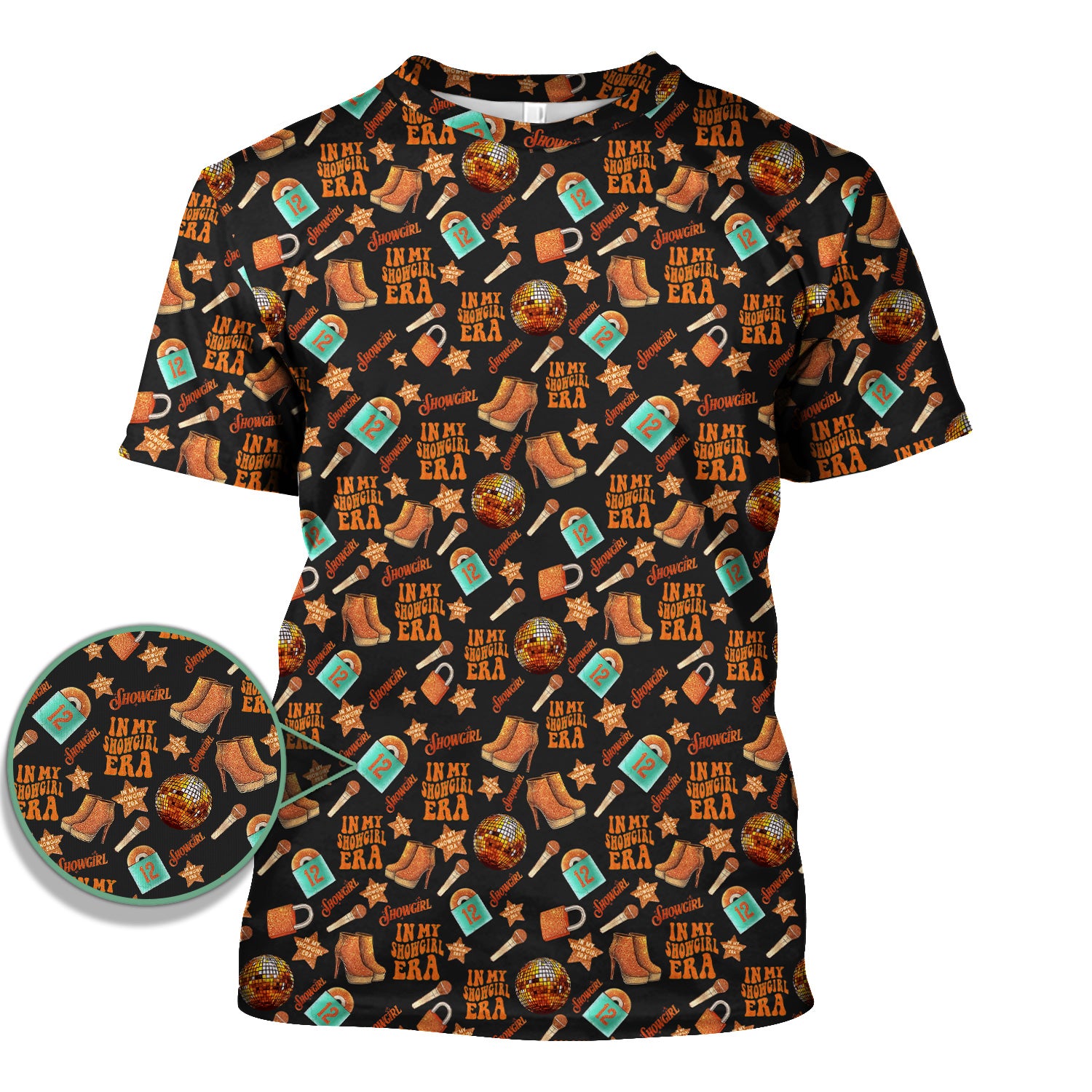 Funny Nurse Life Shirt - Women's Showgirl & TS12 Orange Graphic Tee - Gift for RN LPN CNA & Healthcare Workers