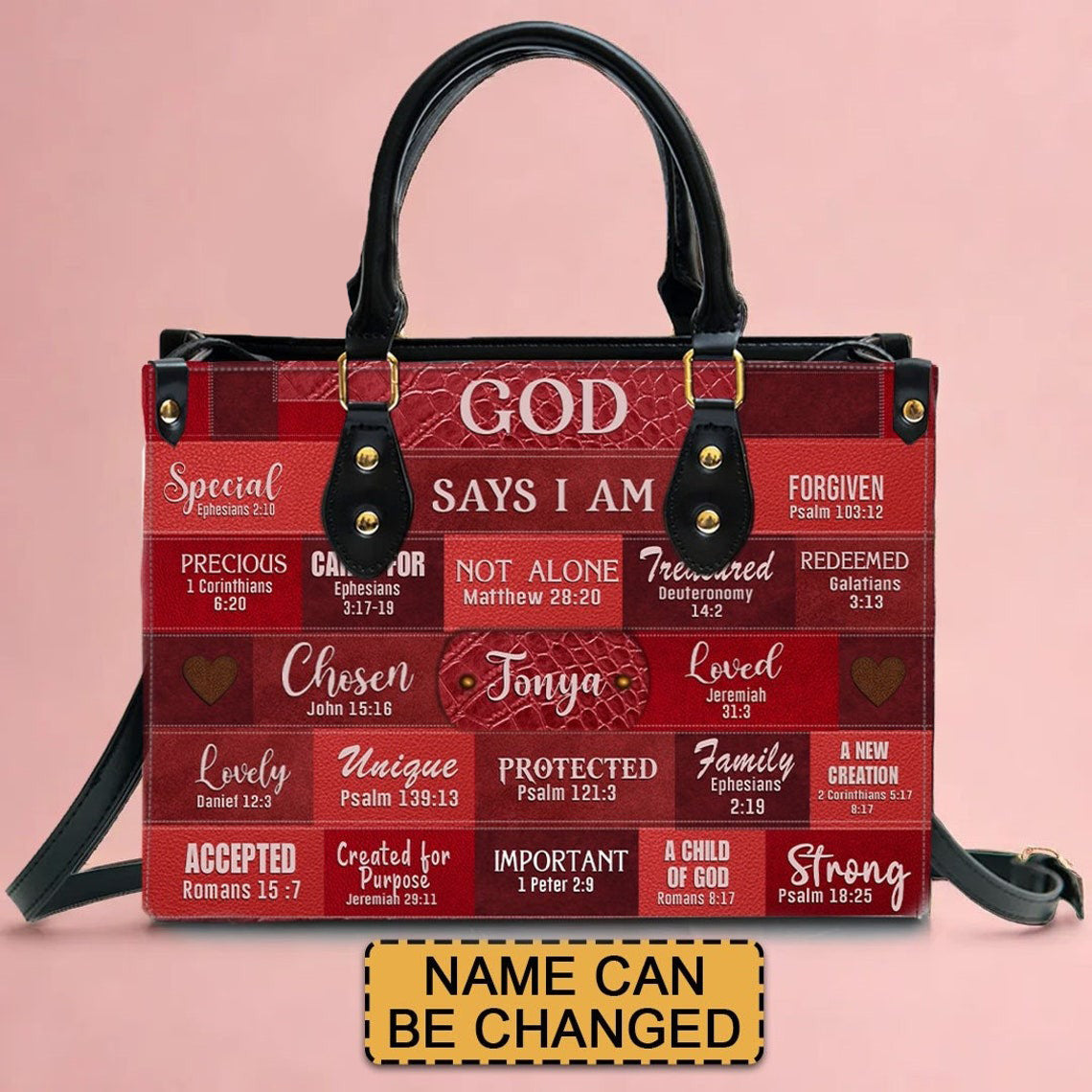 Custom Nurse Leather Handbag for Women, Nurse Life Affirmations Handbag Multiple Color Options, CNA RN LPN Healthcare Worker Gift