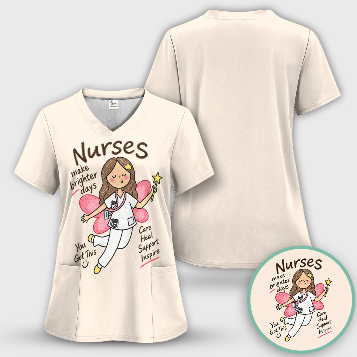 Nurses Make Brighter Days Fairy T-Shirt