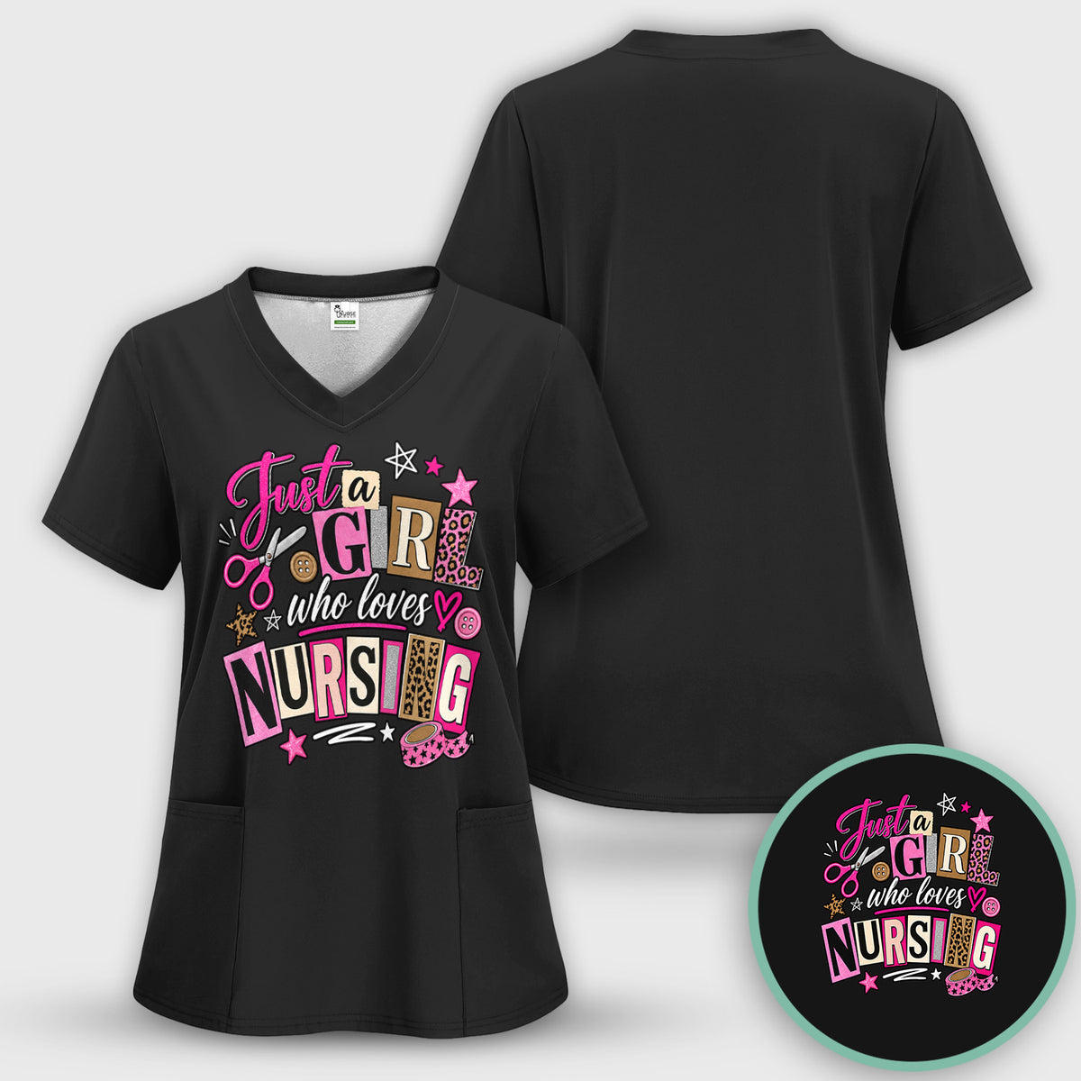 Just A Girl Who Loves Nursing T-Shirt