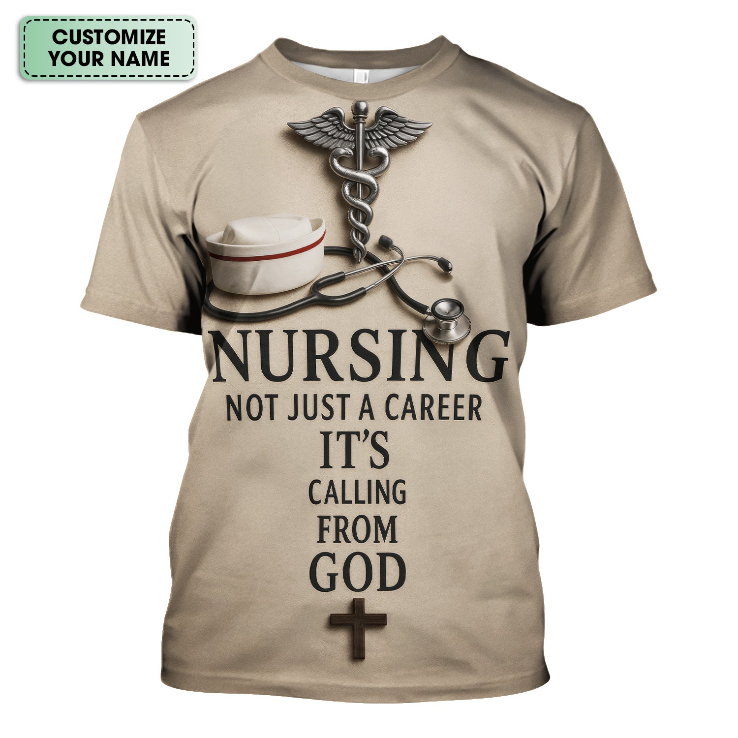 Christian Nurse Shirt - Nursing Is a Calling from God - Gift for Women RN CNA LPN