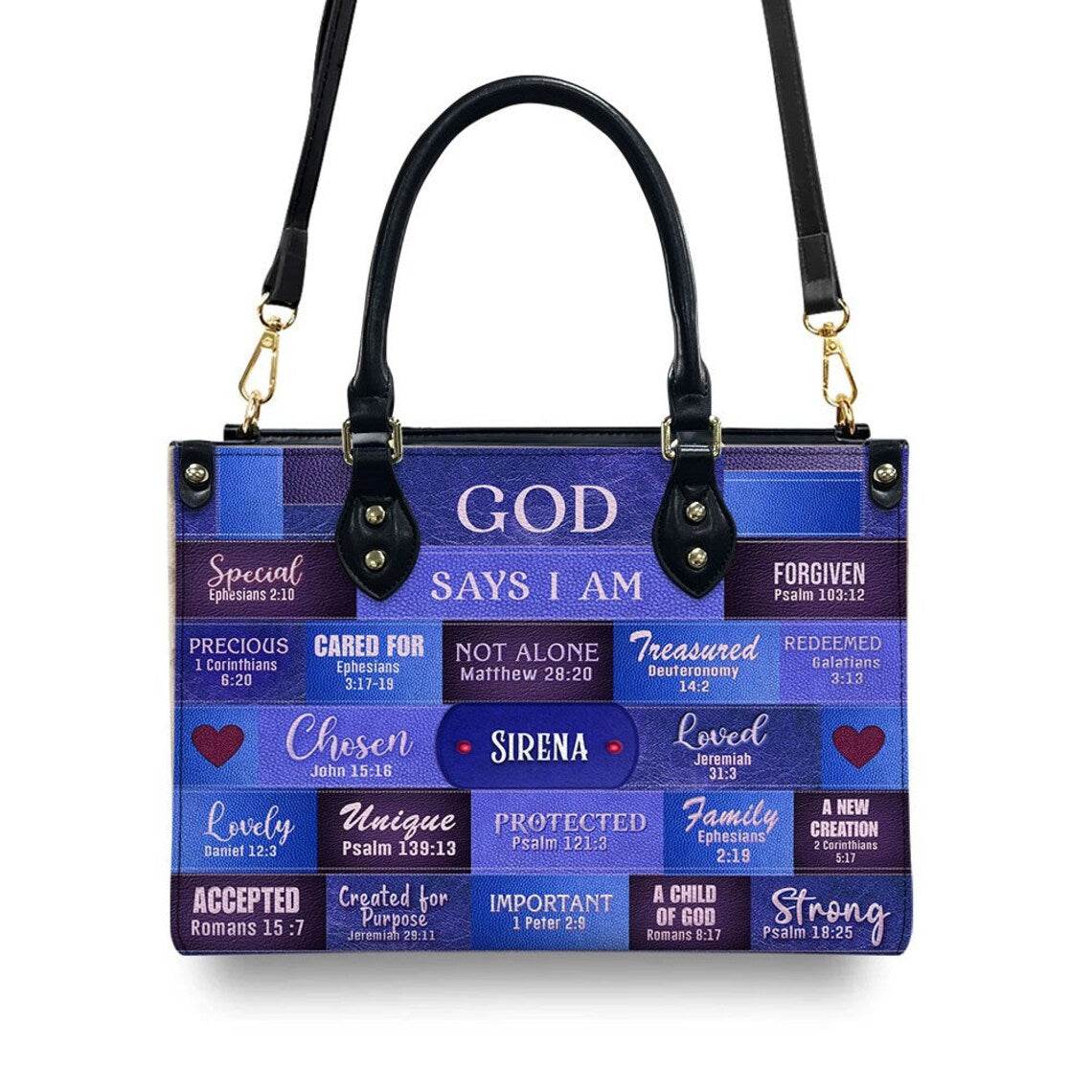 Custom Nurse Leather Handbag for Women, Nurse Life Affirmations Handbag Multiple Color Options, CNA RN LPN Healthcare Worker Gift