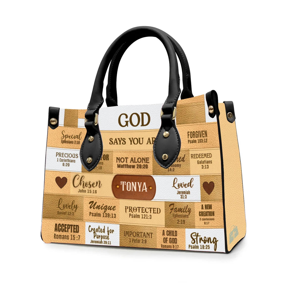 Custom Nurse Leather Handbag for Women, Nurse Life Affirmations Handbag Multiple Color Options, CNA RN LPN Healthcare Worker Gift