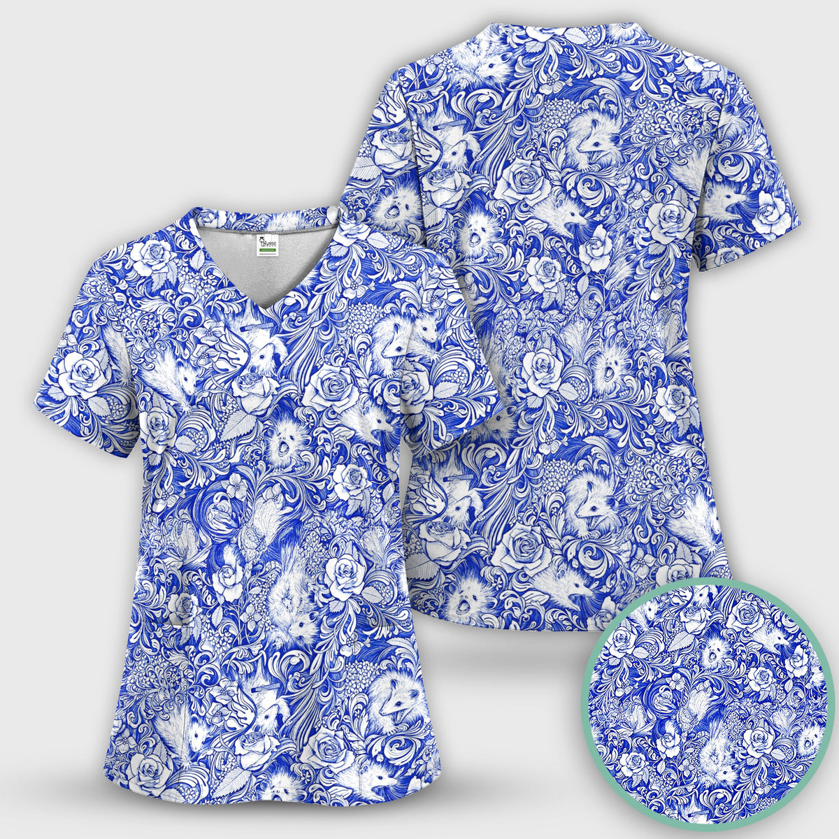 Niedliches „Be A Jimothy“-Waschbären-Set mit Herzen, Peeling-Hose und V-Ausschnitt-Oberteil