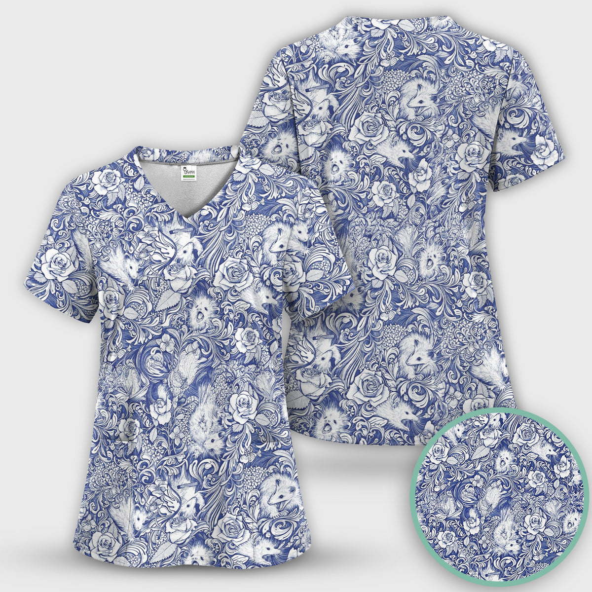 Niedliches „Be A Jimothy“-Waschbären-Set mit Herzen, Peeling-Hose und V-Ausschnitt-Oberteil