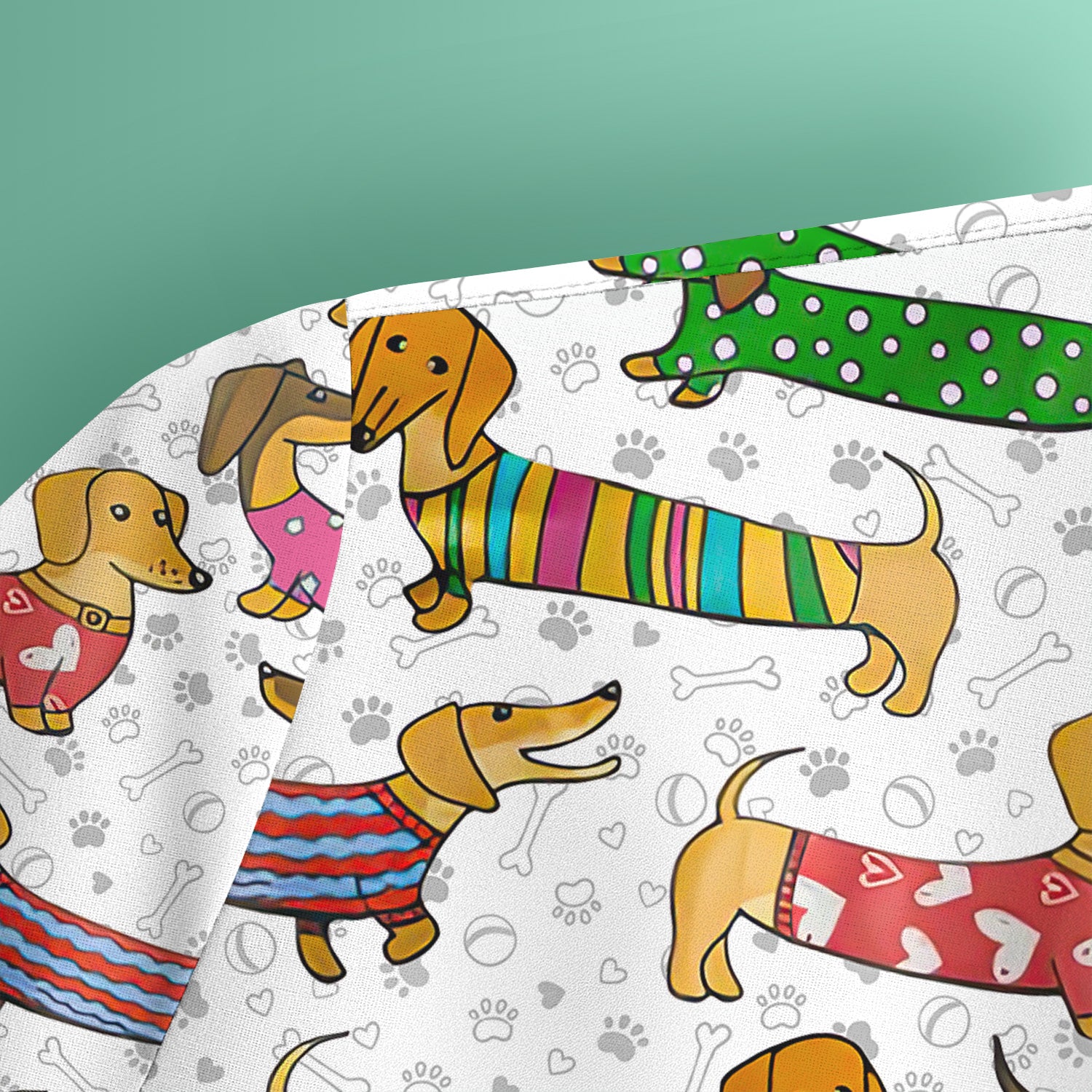 Dachshund Dog Scrub Top - Funny Animal Lover Scrubs For Women - RN LPN CNA Healthcare Workers Gift