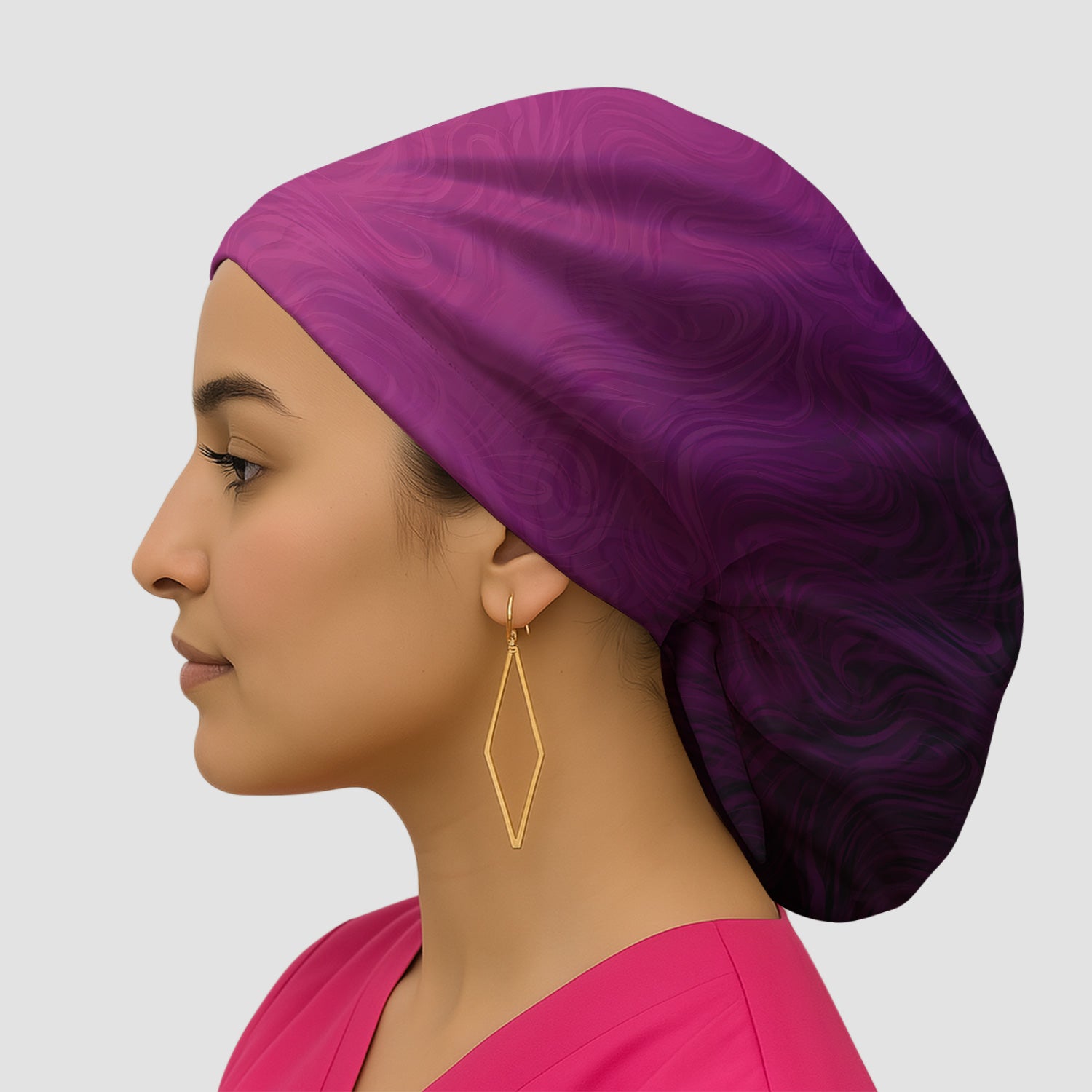 Abstract Swirl Ombre Pattern Scrub Cap, Surgical Caps for Doctors