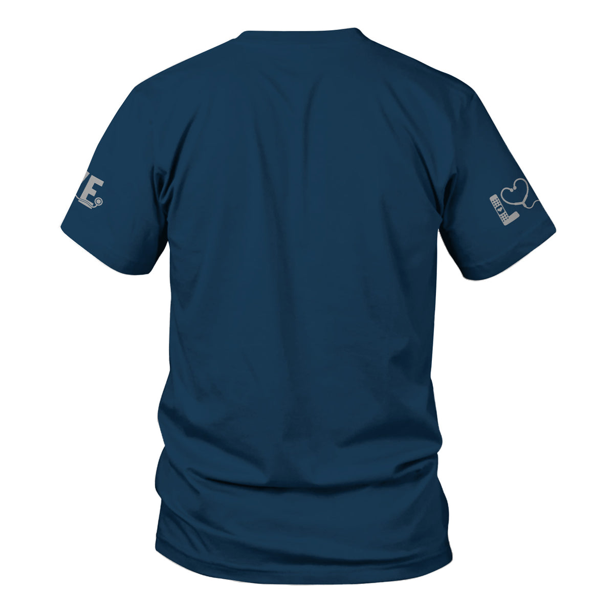 Personalized RN Nurse Shirt - Caduceus & Syringe Graphic - Custom Gift with Multiple Color Options for CNA LPN Medical Staff