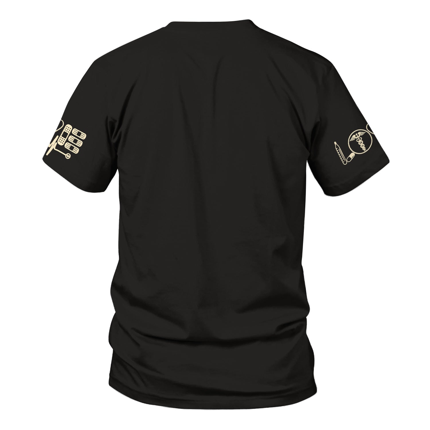 Custom Name Funny Nurse Scrub Shirt - Stethoscope Quote Nursing Top - Gift for Nurse RN CNA  Appreciation