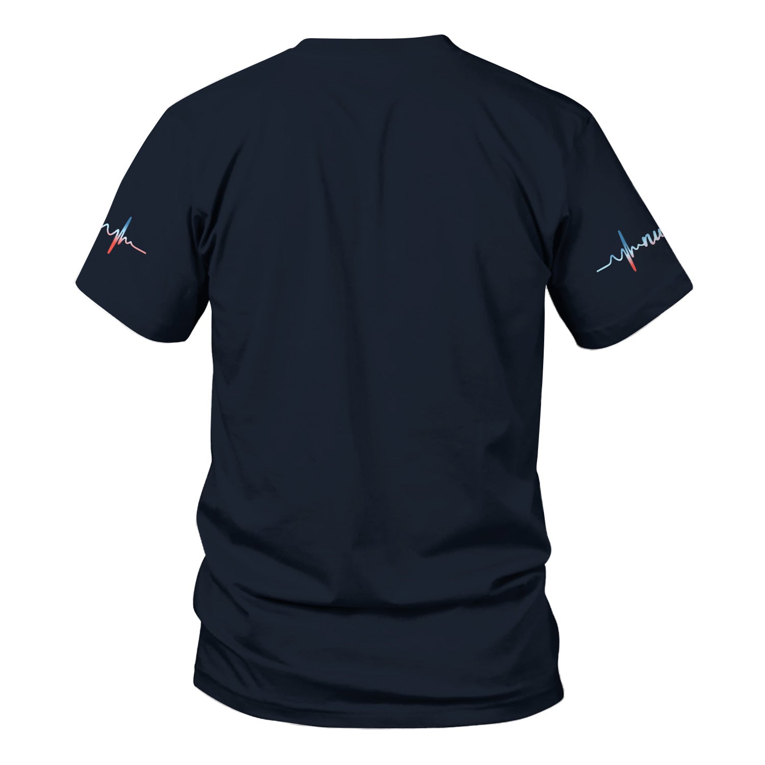 Personalized Nurse Shirt for RN LPN CNA - Heart Anatomy with EKG Line Design - Gift for Healthcare Workers & Nursing Staff