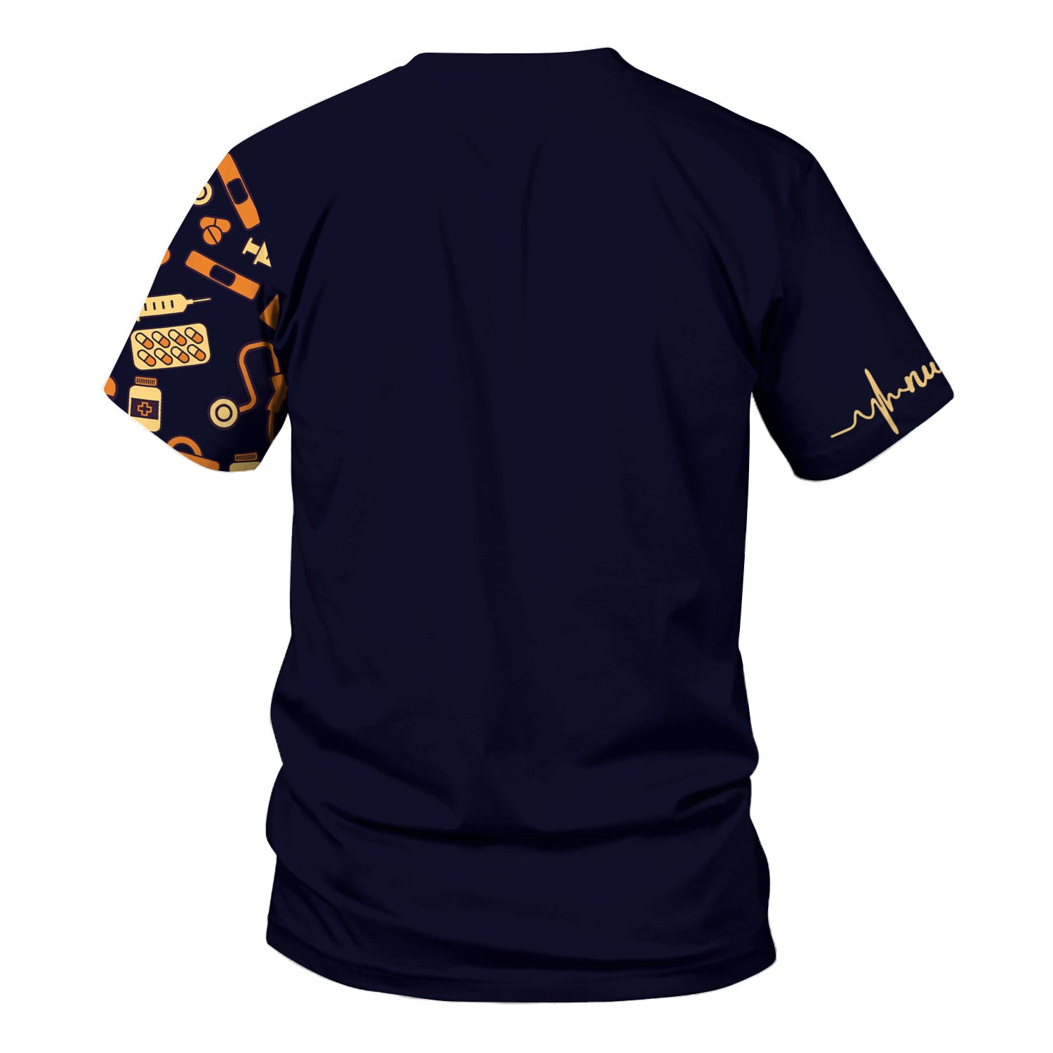 Personalized Halloween Nurse Scrub Top - We Can’t Fix Stupid Black Cat Quote - Gift for RN CNA LPN