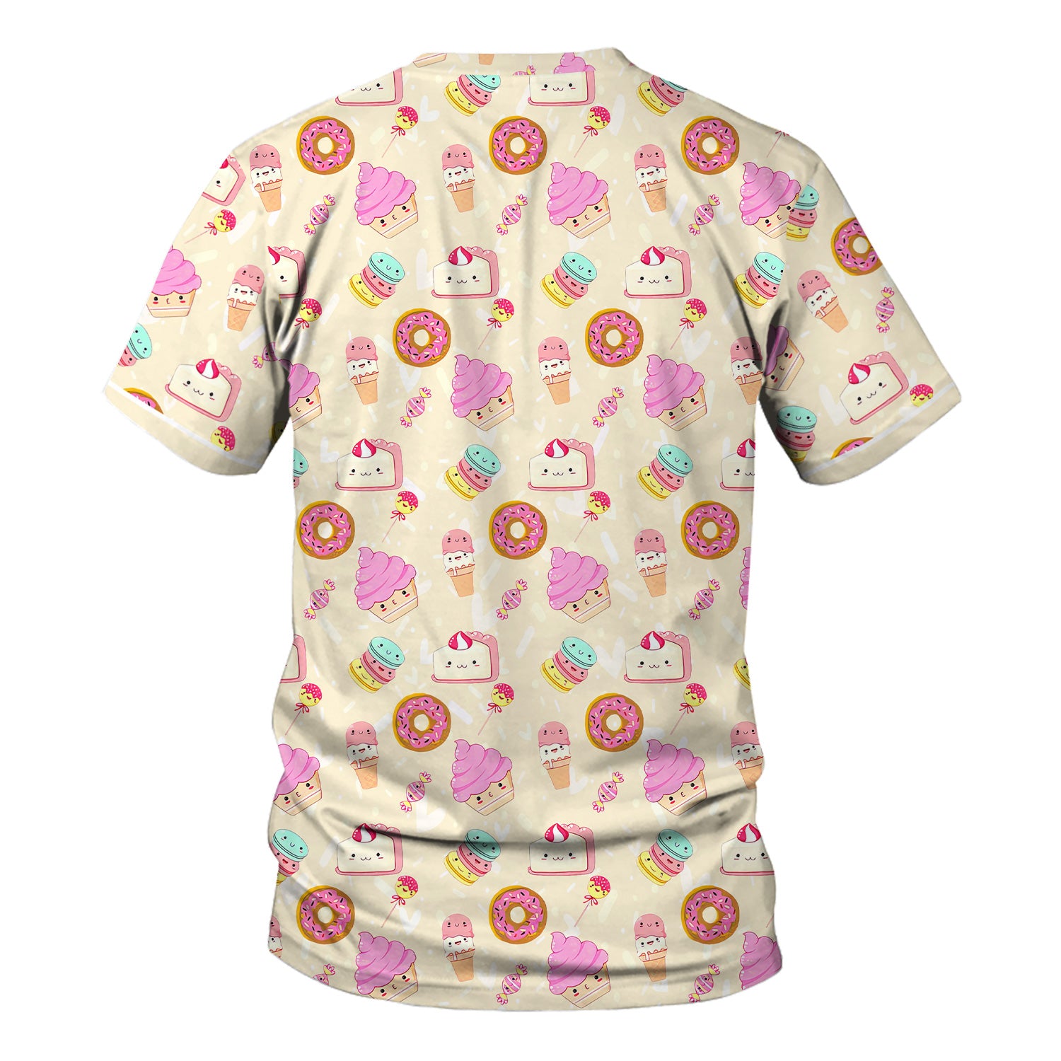 Personalized Ice Cream & Donut Shirt  - Sweet Graphic Tee for Nurses - Gift for RN LPN Healthcare Workers