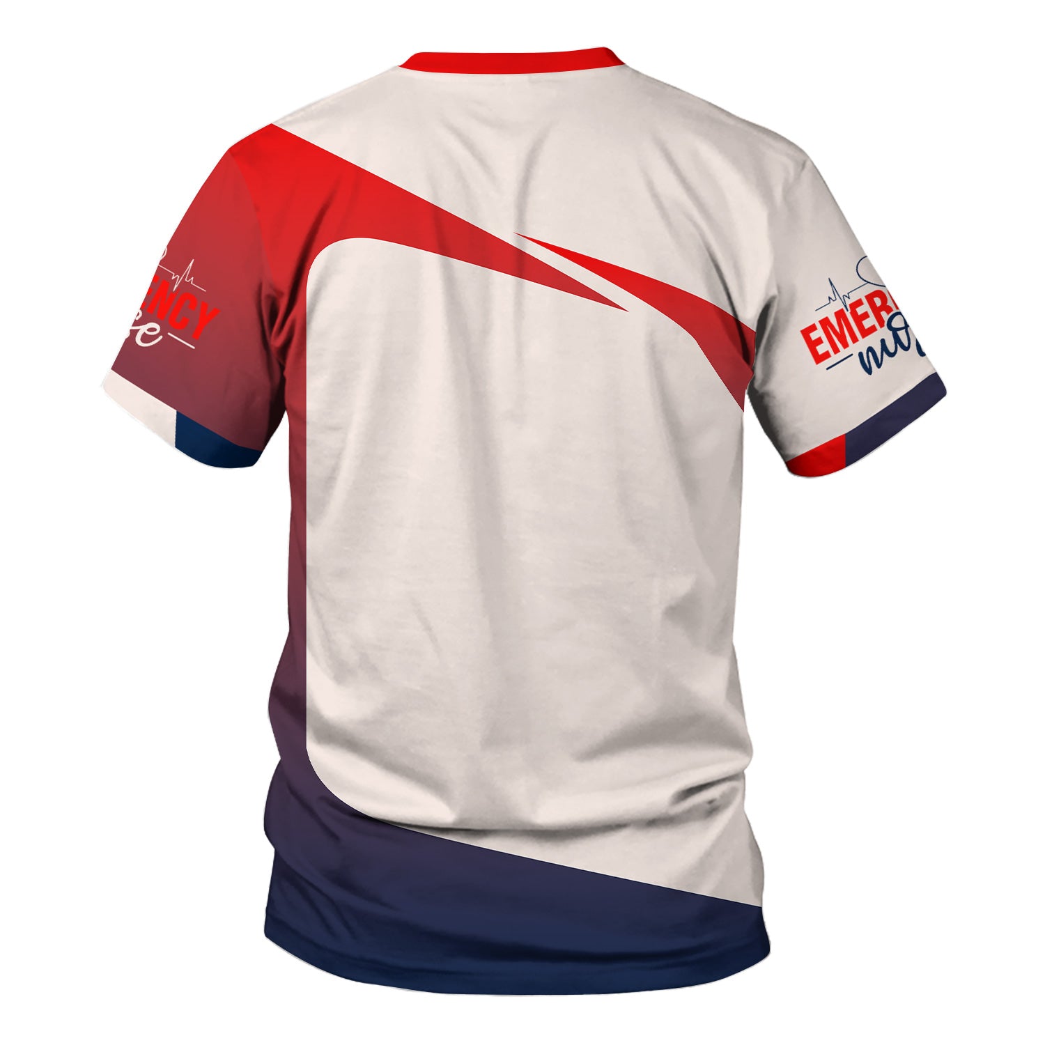 Custom Emergency Nurse Scrub Top - E.D. Department RN Uniform Shirt - Personalized EMT Paramedic Medical Gift