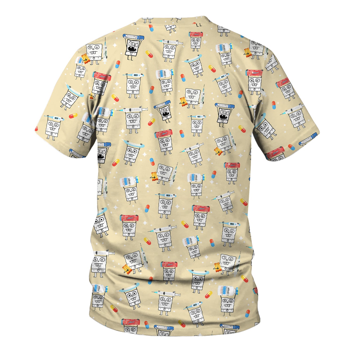 Funny Pharmacist Cartoon T-Shirt - Funny Pharmacist Cartoon Design - Gift for RN LPN Healthcare Workers