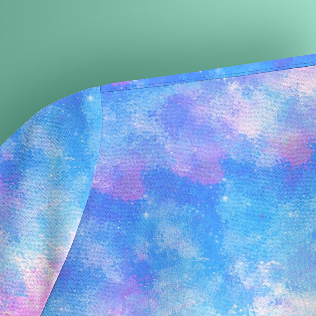 Pastel Galaxy Sea Turtle Bubble Art Scrub Top, Breathable Fabrics Nursing Uniform