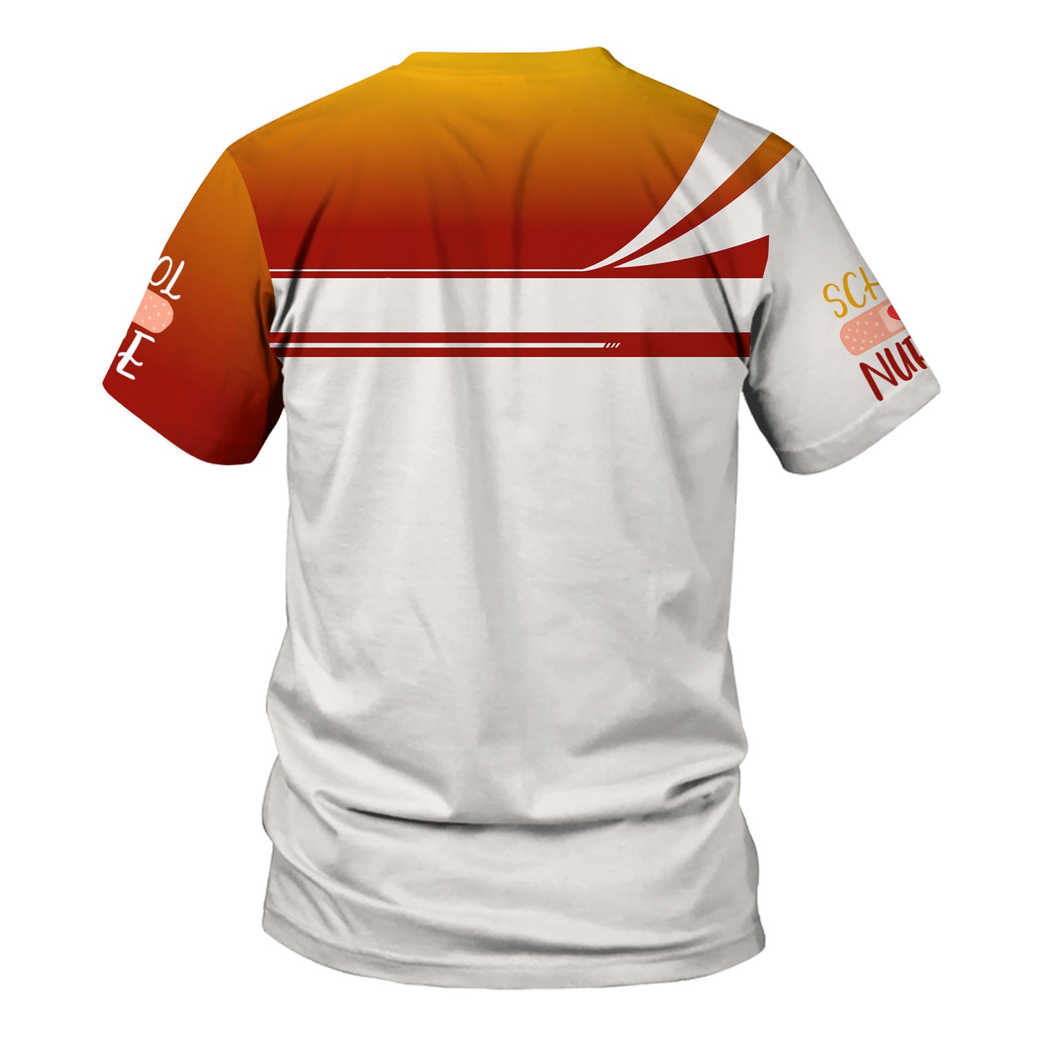 Custom Funny School Nurse Scrub - My Jam Jar Design with Custom Name - Back to School Nurse Gift for Women, RN, LPN