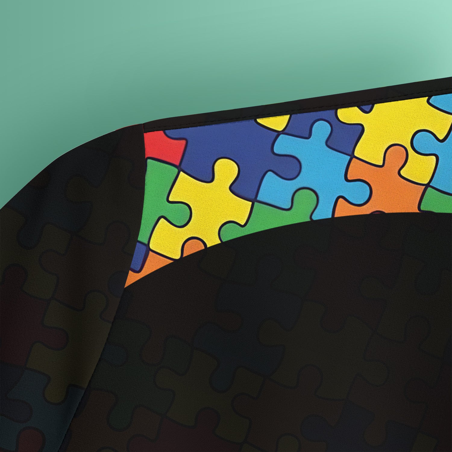 Autism Awareness Nurse Scrub Top, Puzzle Heart Print Full Design, Gift for Nurse