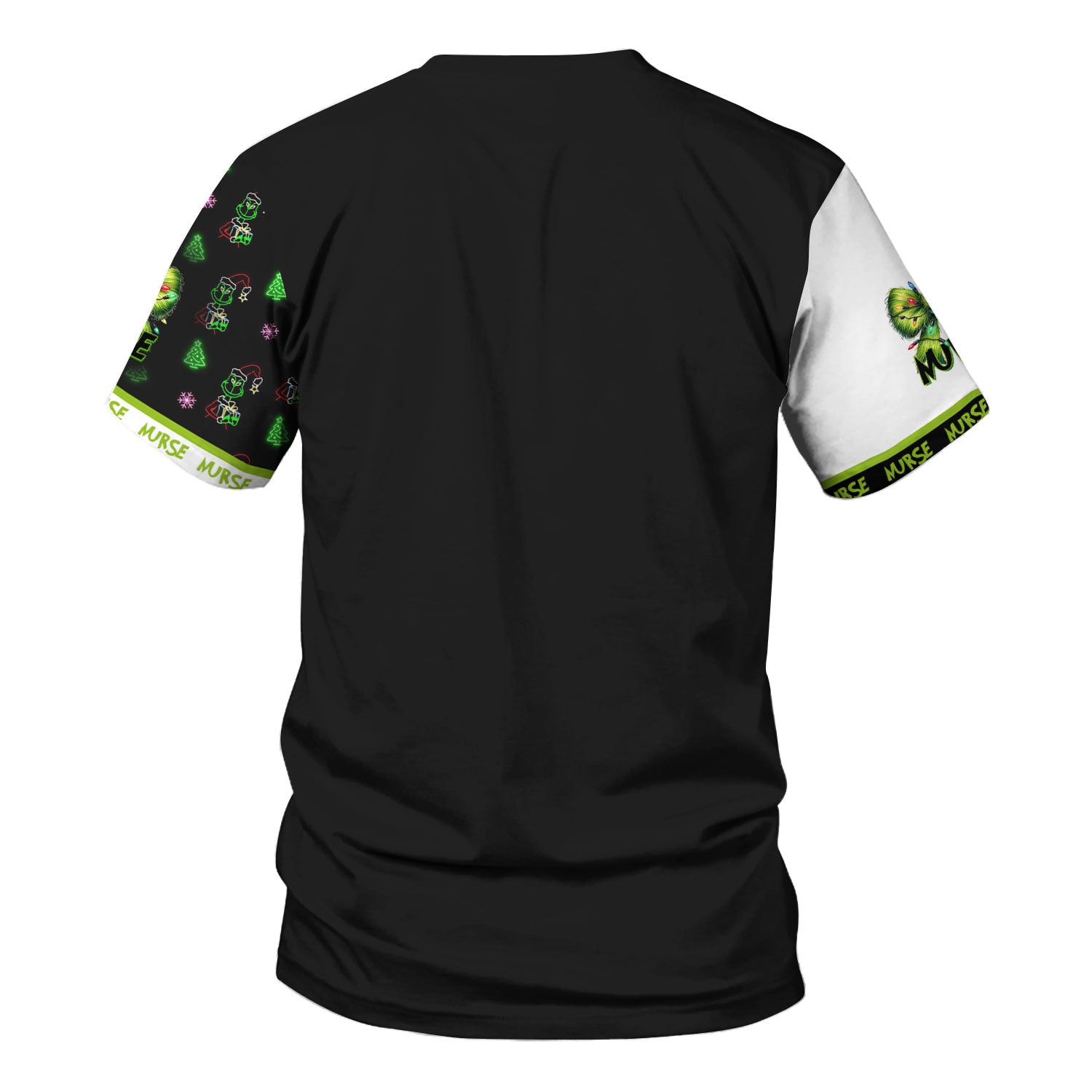 Custom Name Nurse Christmas Shirt- Funny Grinch Medical Graphic Tee - Gift for CNA RN LPN
