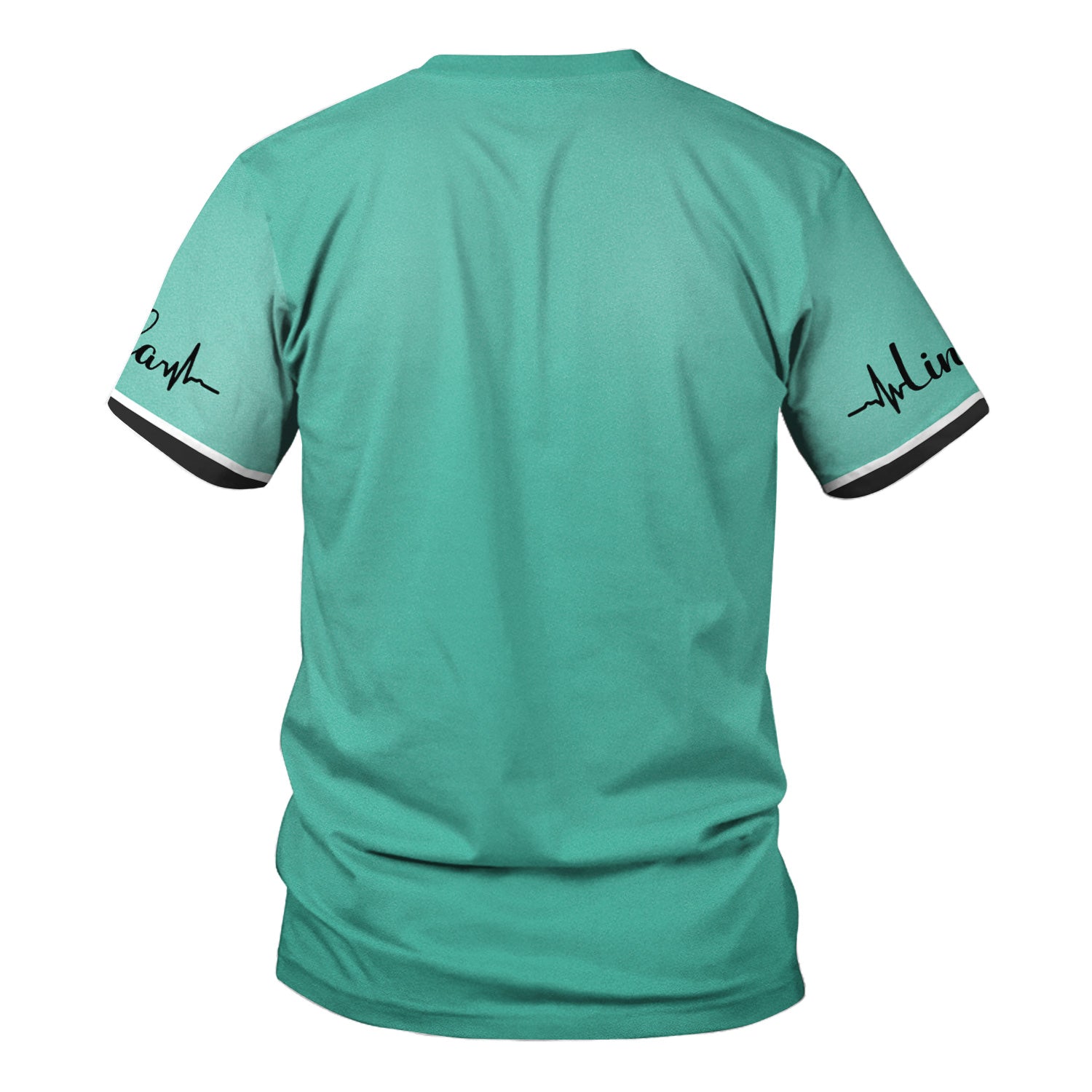 Personalized Nurse Scrub Shirt for Halloween - Medical Costume with Stethoscope Bow Design - Custom Gift for RN LPN CNA Night Shift Workers