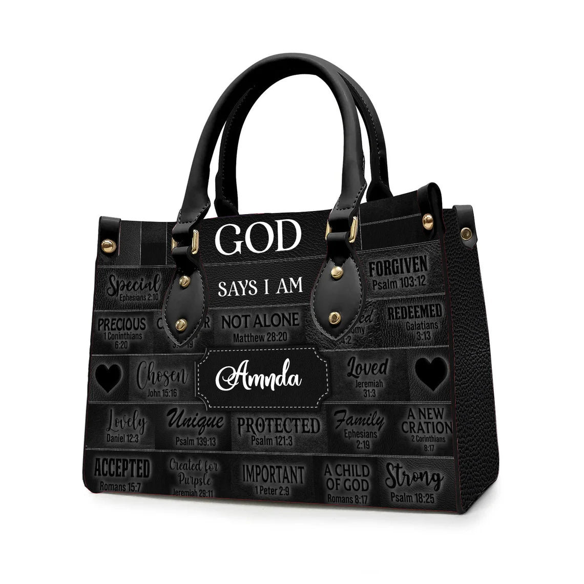Custom Nurse Leather Handbag for Women, Nurse Life Affirmations Handbag Multiple Color Options, CNA RN LPN Healthcare Worker Gift