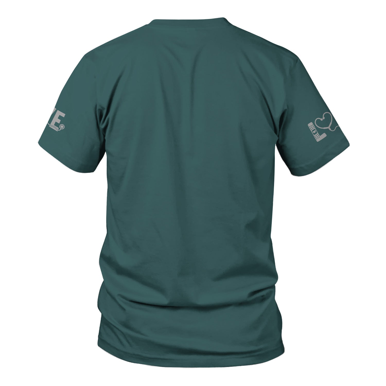 Personalized RN Nurse Shirt - Caduceus & Syringe Graphic - Custom Gift for Registered Nurse, CNA, LPN, or Medical Staff