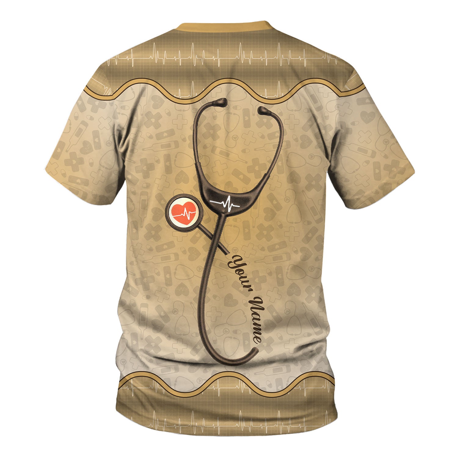 Funny Nurse Shirt with Raccoon - First Of All I'm A Delight - Personalized with Name - Cute Gift for RN CNA LPN Women in Healthcare