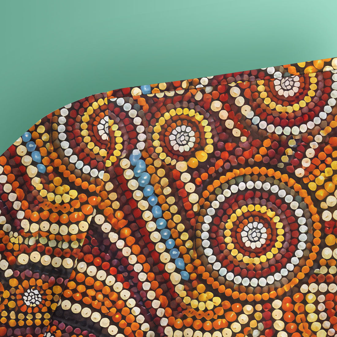Australian Aboriginal Nurse Scrub Top, Kangaroo Dot Art Medical Nurses Shirt, Breathable Fabrics Nursing Uniform