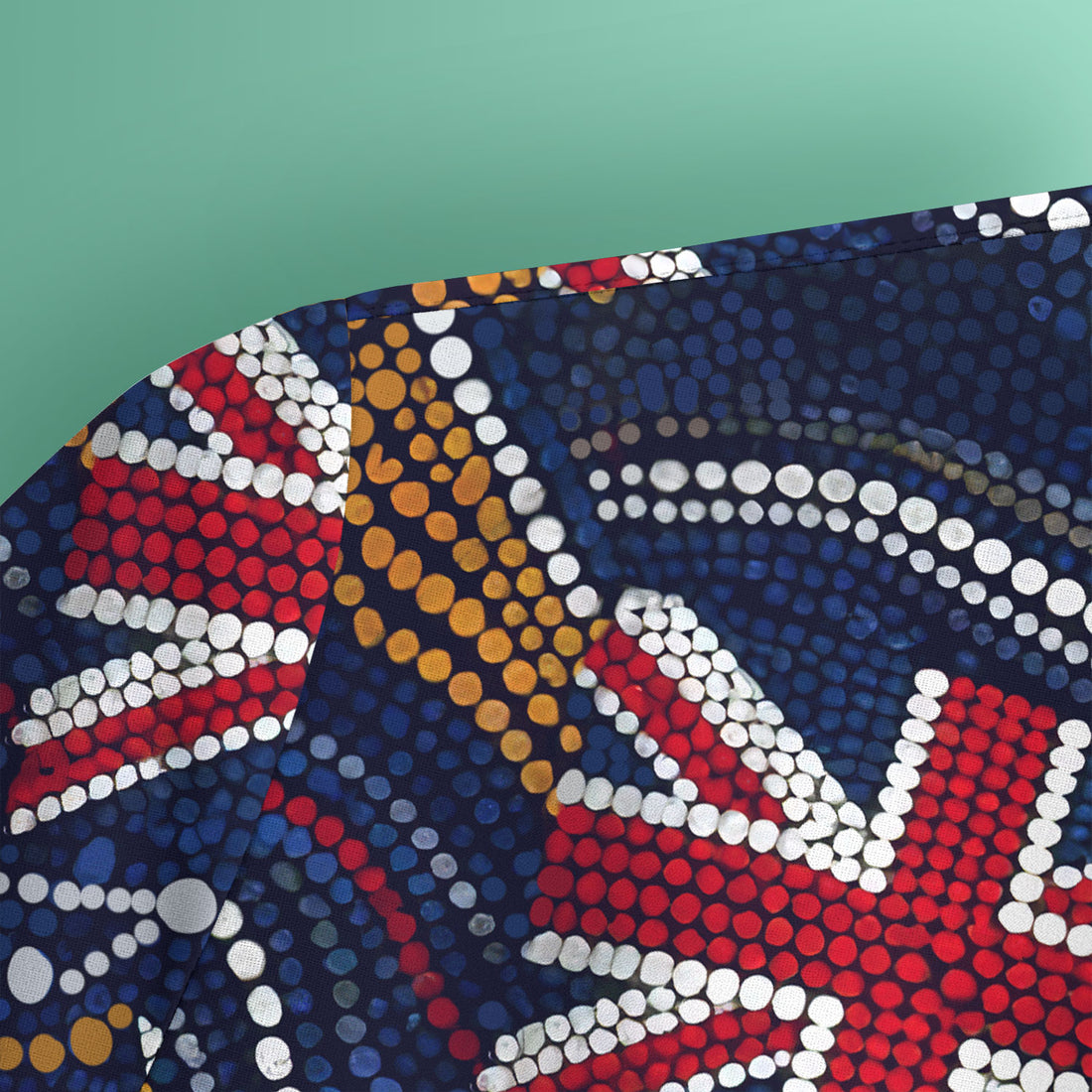 Australian Aboriginal Art Pattern Nurse Scrub Top, Kangaroo Dot Nurses Shirt For Women, Breathable Fabrics Nursing Uniform