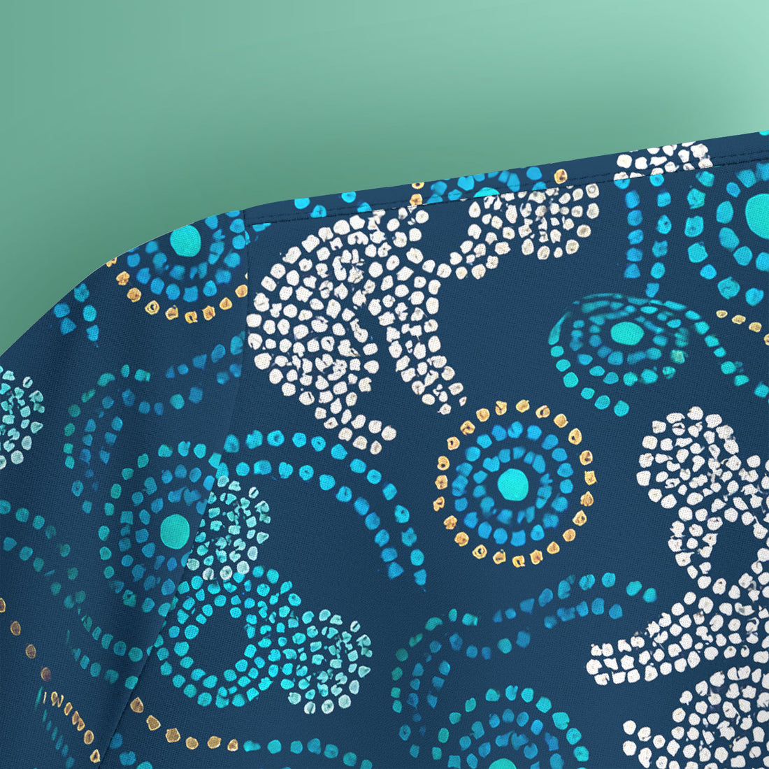 Australian Koala Aboriginal Dot Art Scrub Top, Aboriginal Pattern Shirt, Breathable Nursing Uniform