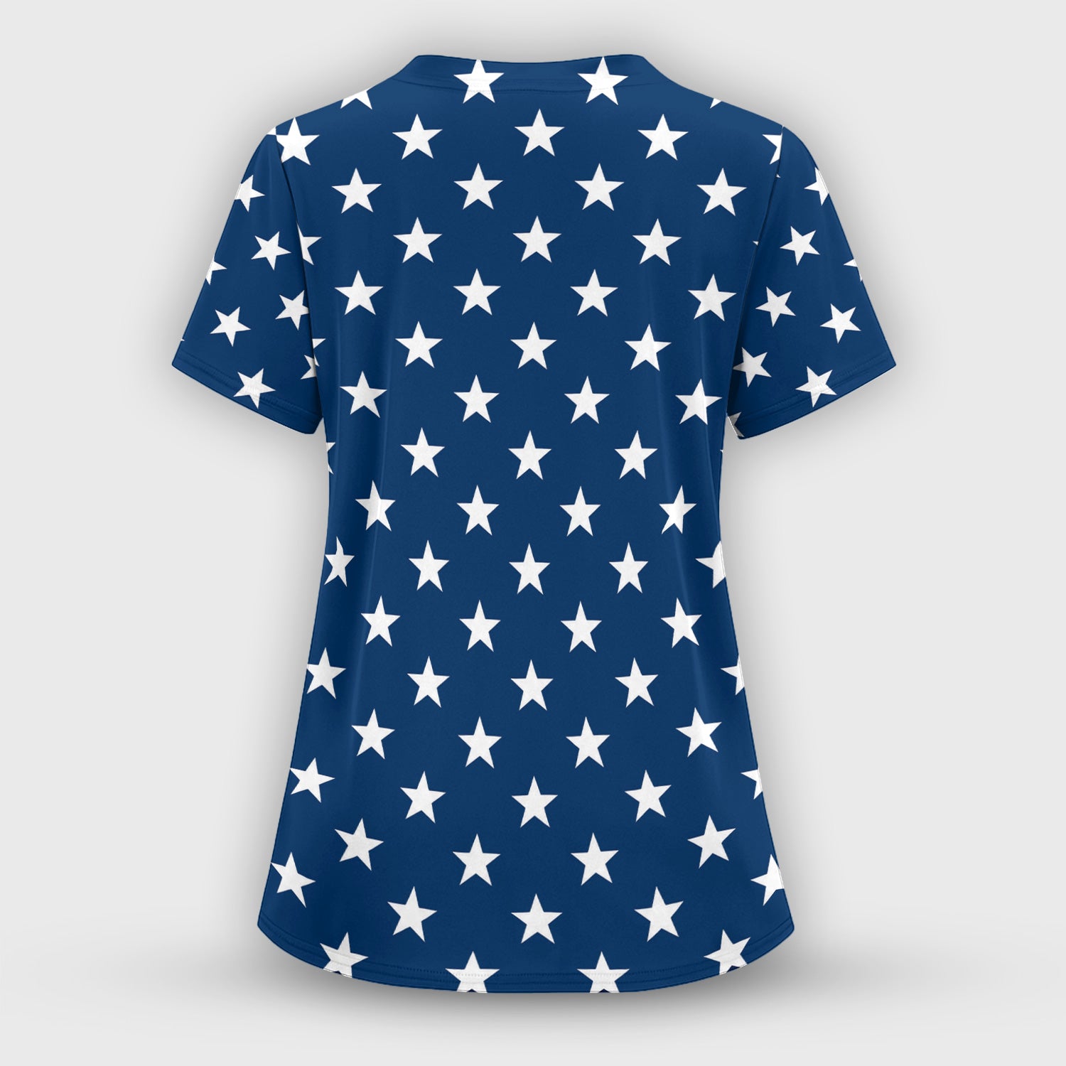 USA 250 Anniversary Patriotic Nurse Scrub Top for RN, CNA, Healthcare Workers Scrub Top, Comfortable Scrubs for Nurses