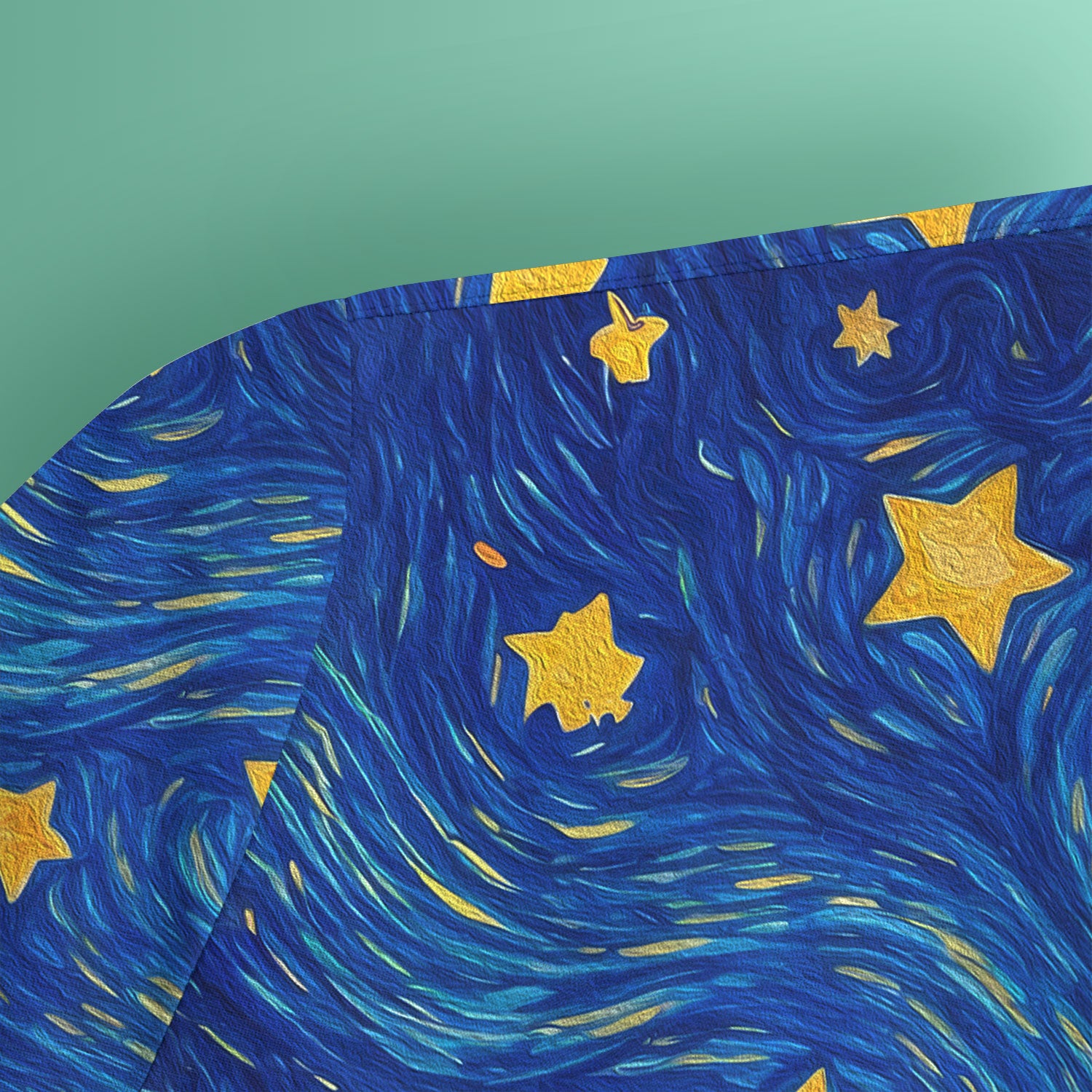 Black Cat Starry Night Pattern Scrub Top, Comfortable Scrubs for Nurses