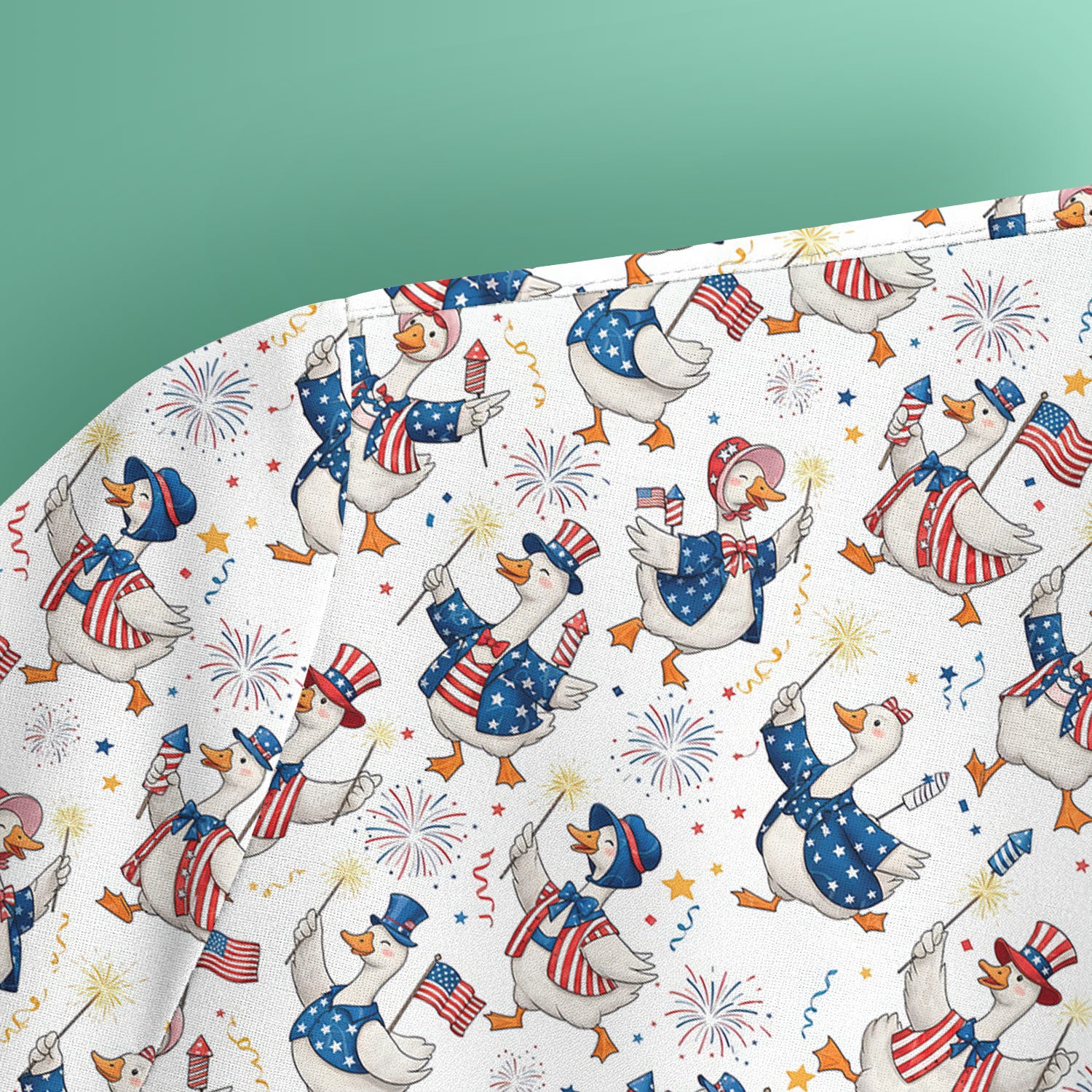 Goose America Medical Print Scrub Top, Breathable Fabrics Nursing Uniform