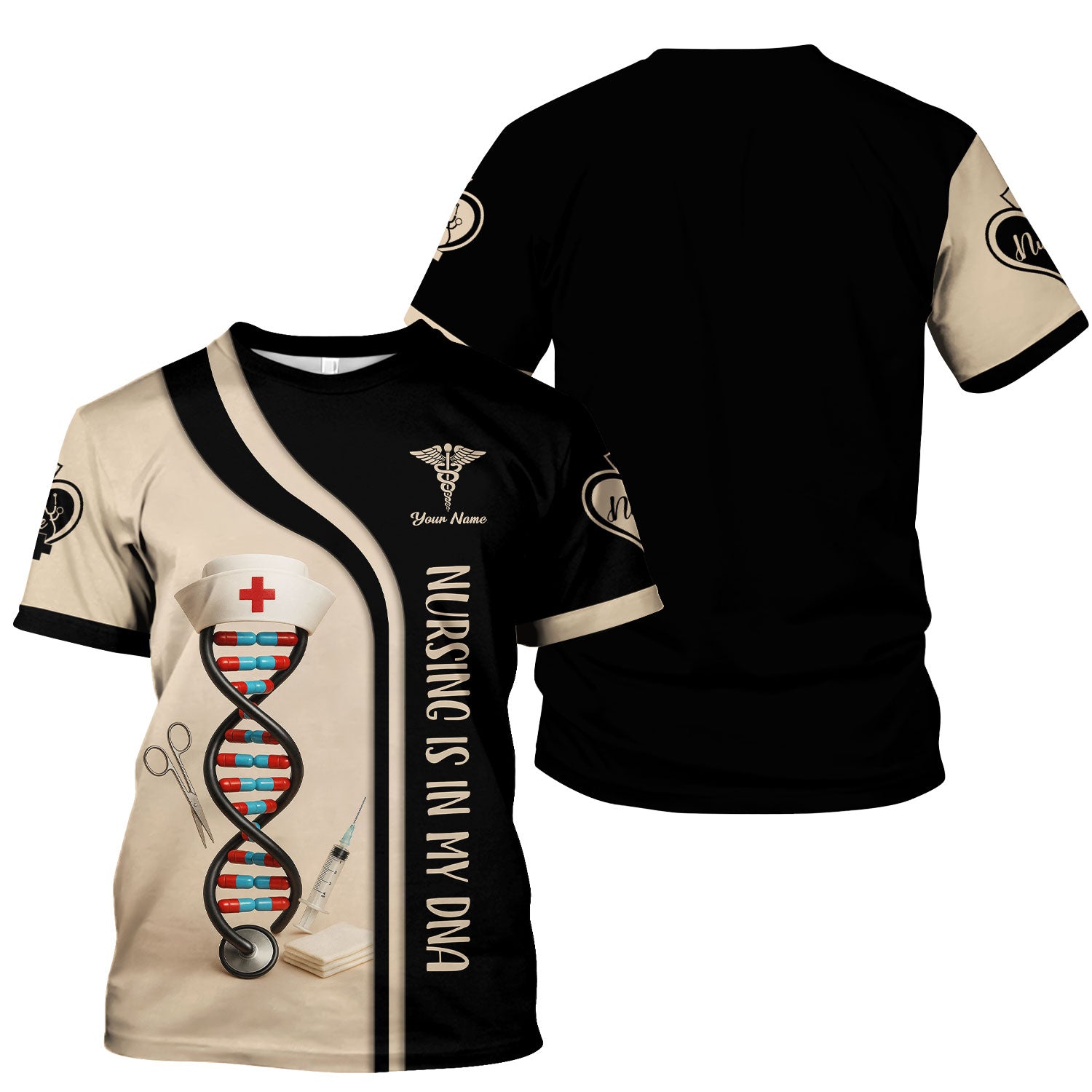 Nursing Is In My DNA - Nursing Graphic Tees for Women - Gifts For Nurses