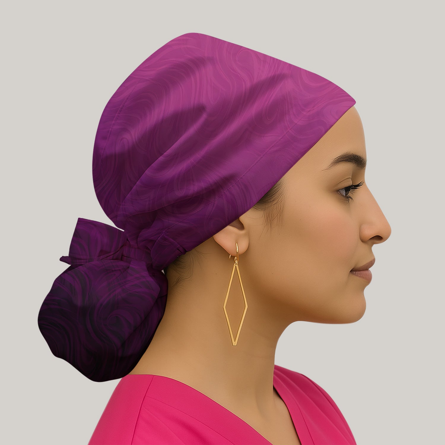 Abstract Swirl Ombre Pattern Scrub Cap, Surgical Caps for Doctors