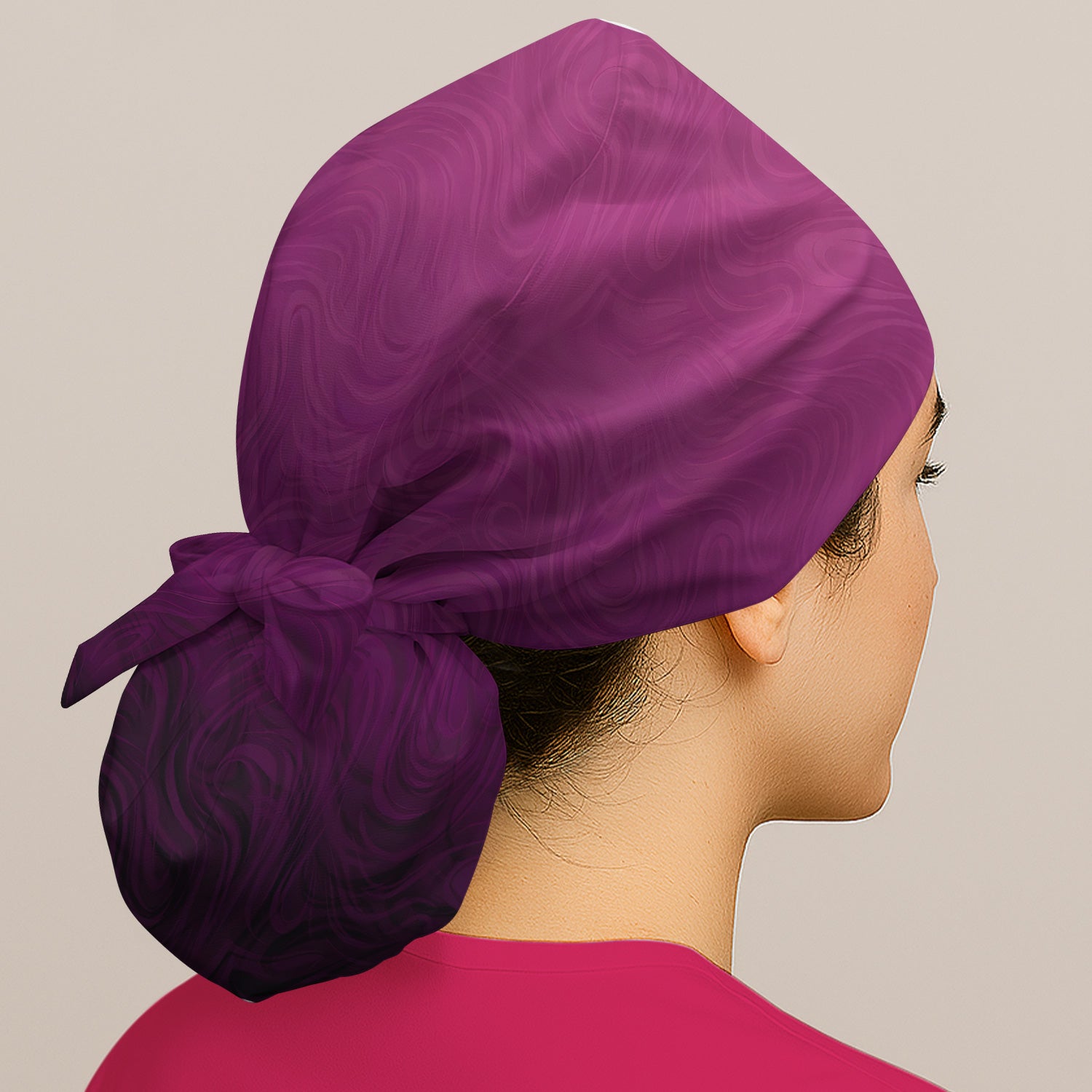 Abstract Swirl Ombre Pattern Scrub Cap, Surgical Caps for Doctors