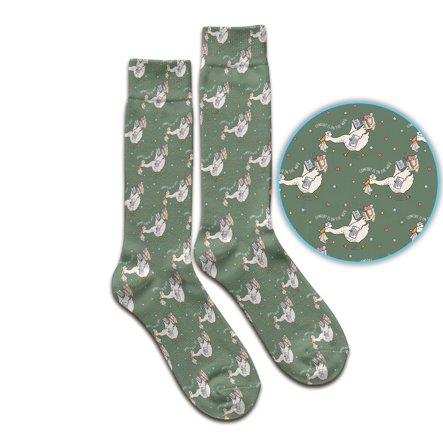 Cute Comfort Is On The Way Goose Socks, Adult Socks for Men and Women