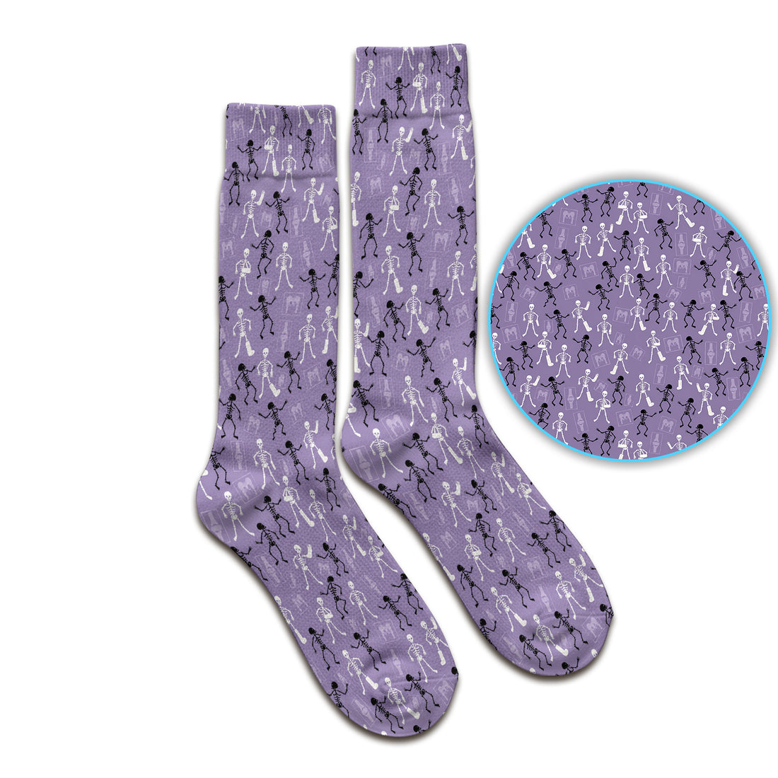 Halloween Orthopedic Skeleton Socks, Socks for Orthopedic Nurses